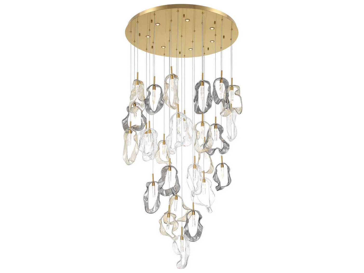 Eurofase Norah 33-Light Gold Pendant
