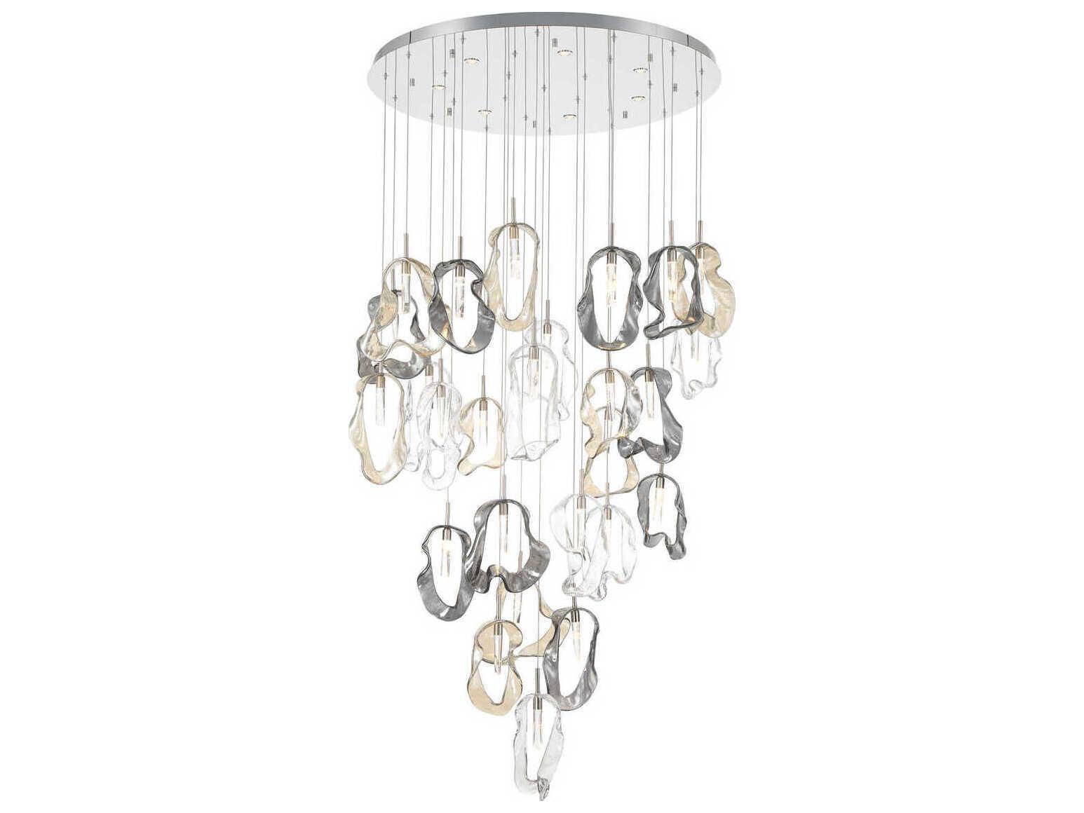 Eurofase Norah 33-Light Nickel Pendant