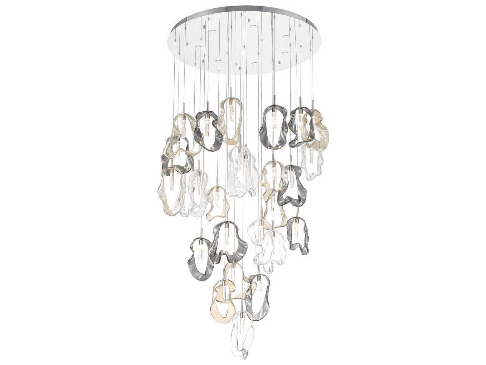 Eurofase Norah 33-Light Nickel Pendant