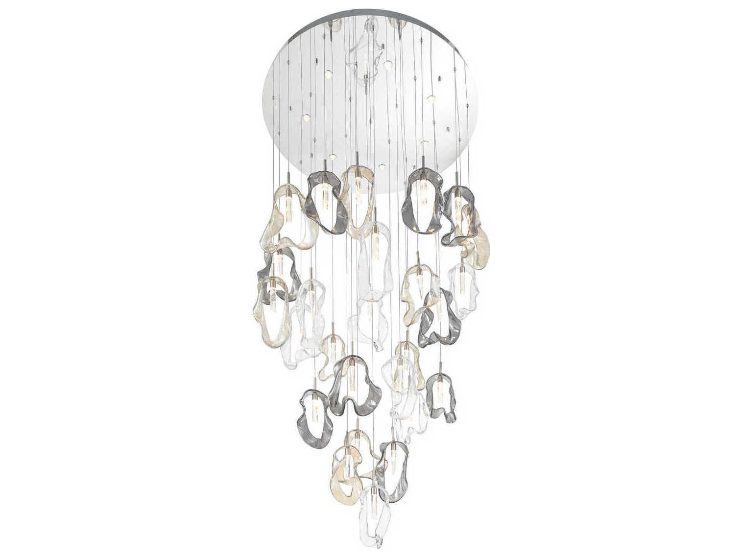 Eurofase Norah 33-Light Nickel Pendant