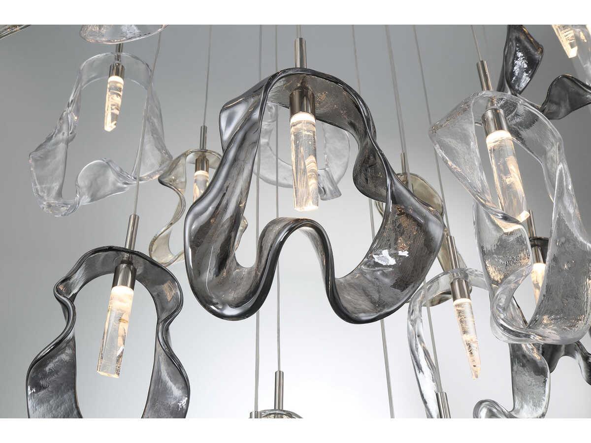 Eurofase Norah 33-Light Nickel Pendant