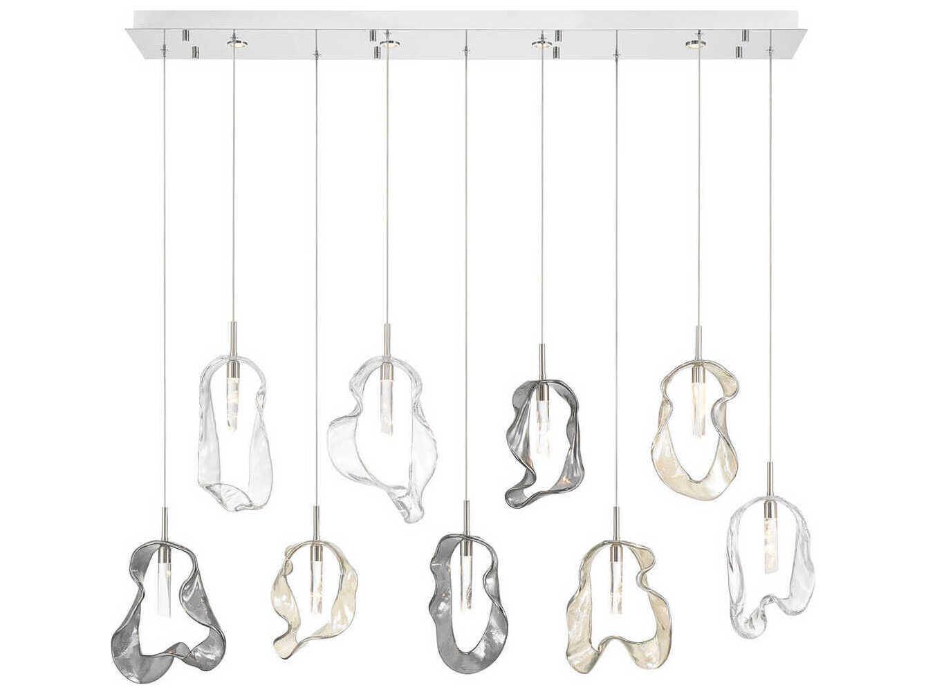 Eurofase Norah 13-Light Nickel Island Pendant