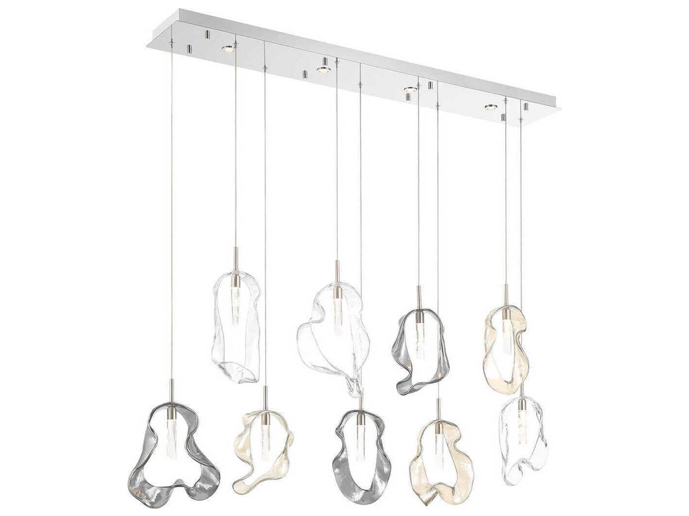 Eurofase Norah 13-Light Nickel Island Pendant