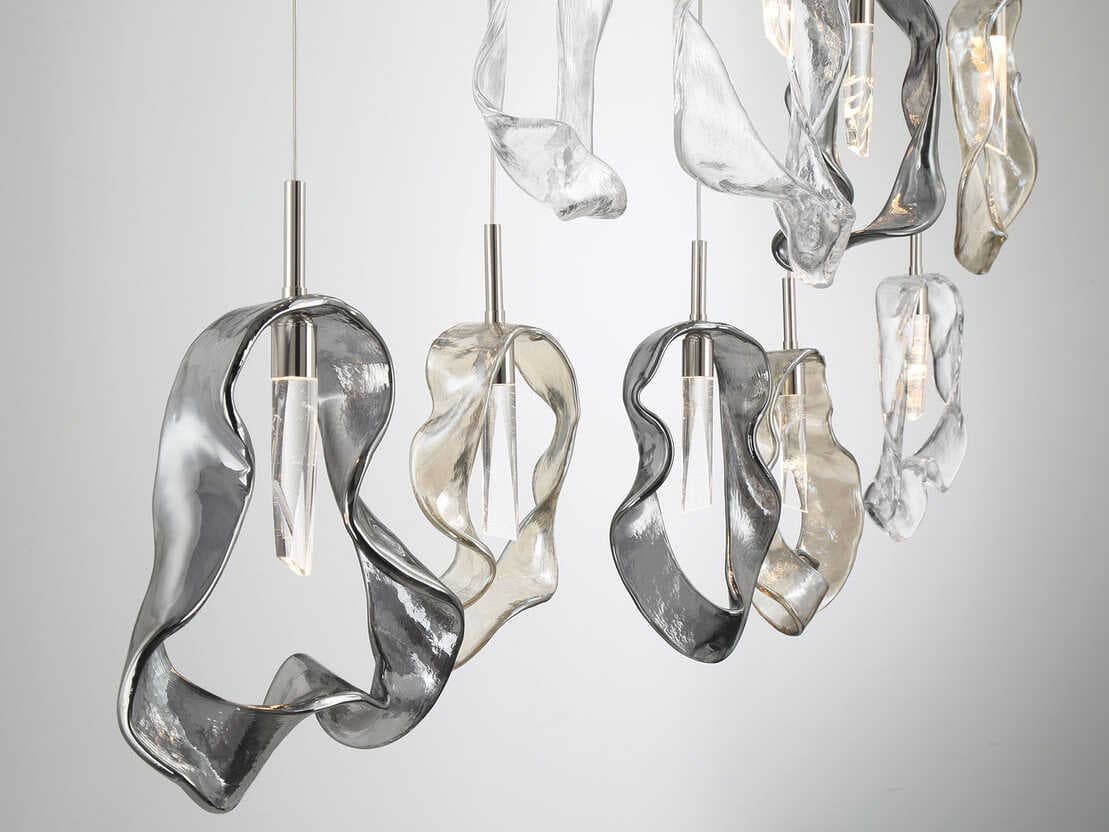 Eurofase Norah 13-Light Nickel Island Pendant