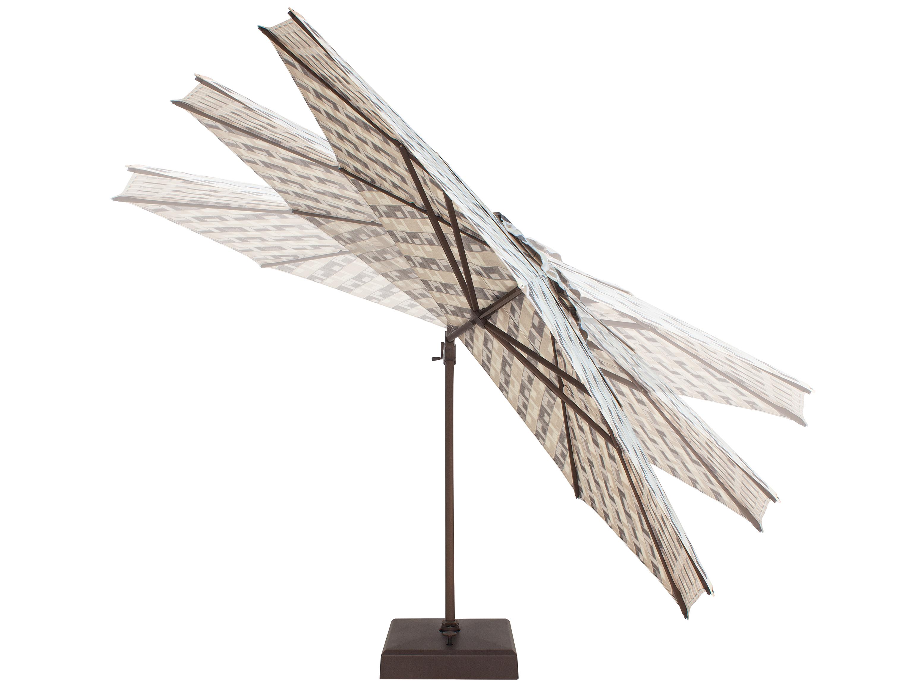 Treasure Garden 11.5 Foot AG25TR Octagon Cantilever Patio Umbrella