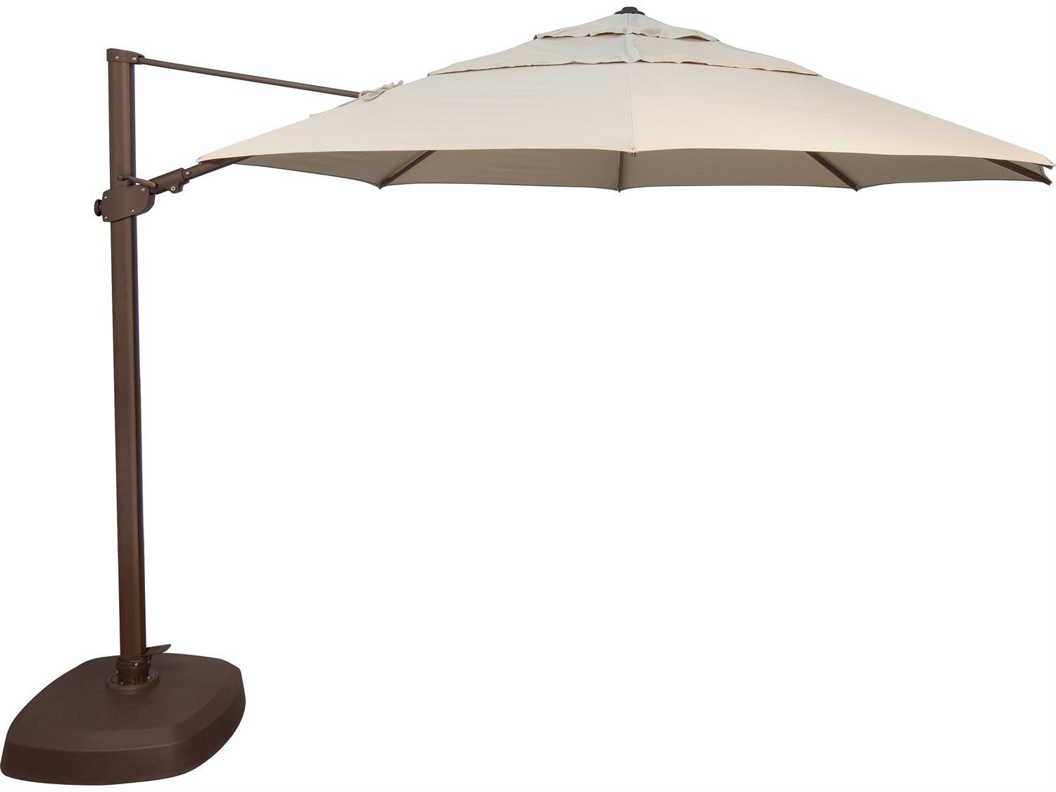 Treasure Garden Special Order Sunbrella 11.5 Foot AG25TR Octagon Cantilever Outdoor Umbrella