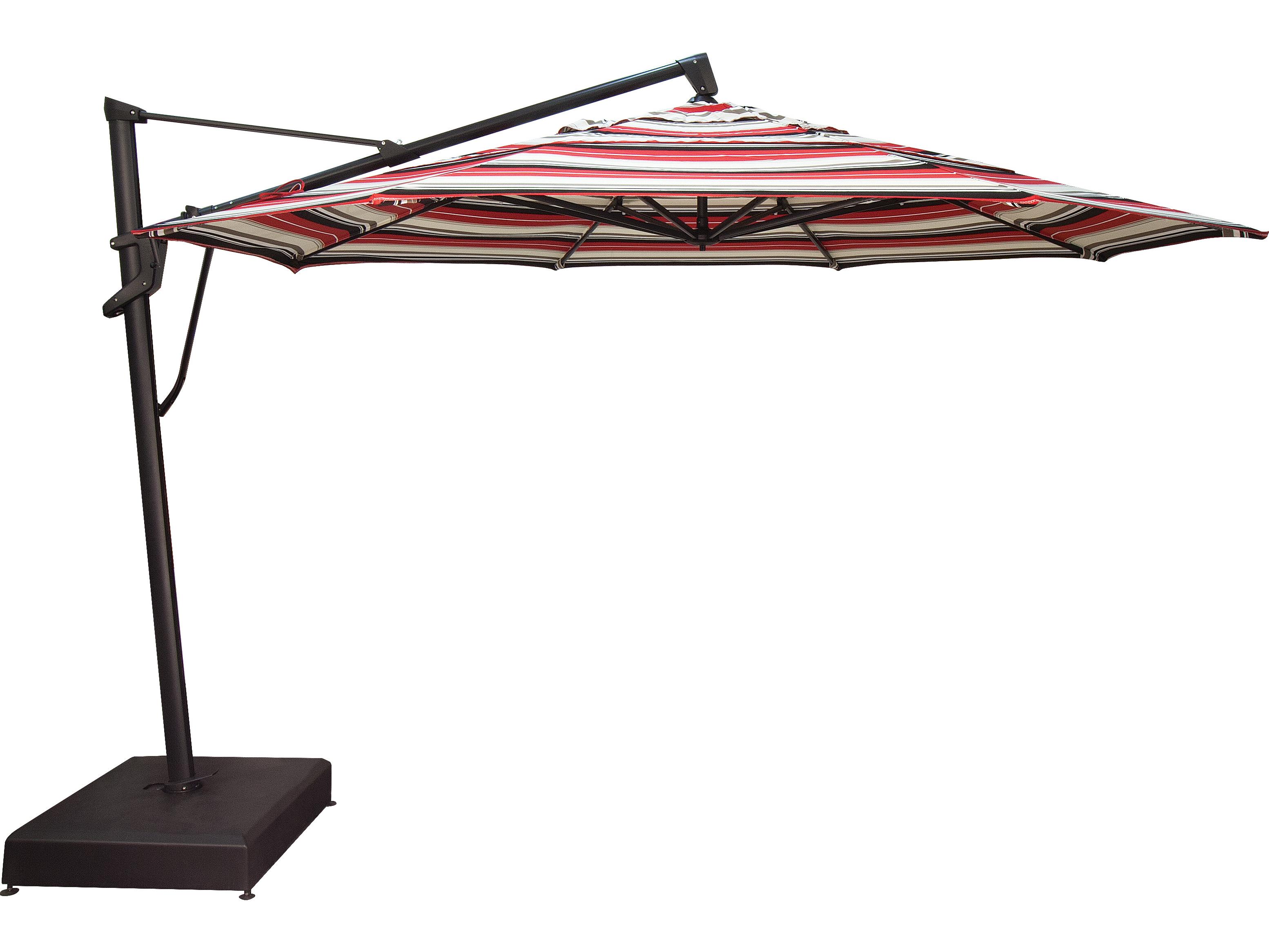 Treasure Garden Special Order Sunbrella AKZ PLUS 13 Foot Octagon Infinite Tilt and Lock Cantilever