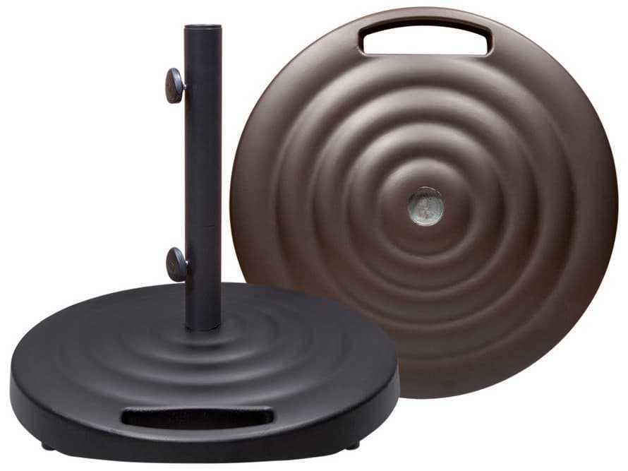 Treasure Garden 100lb Monaco Round Aluminum Base With Wheels And Handle