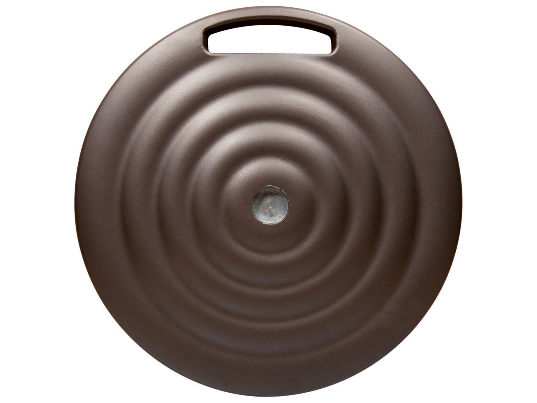 Treasure Garden 100lb Monaco Round Aluminum Base With Wheels And Handle