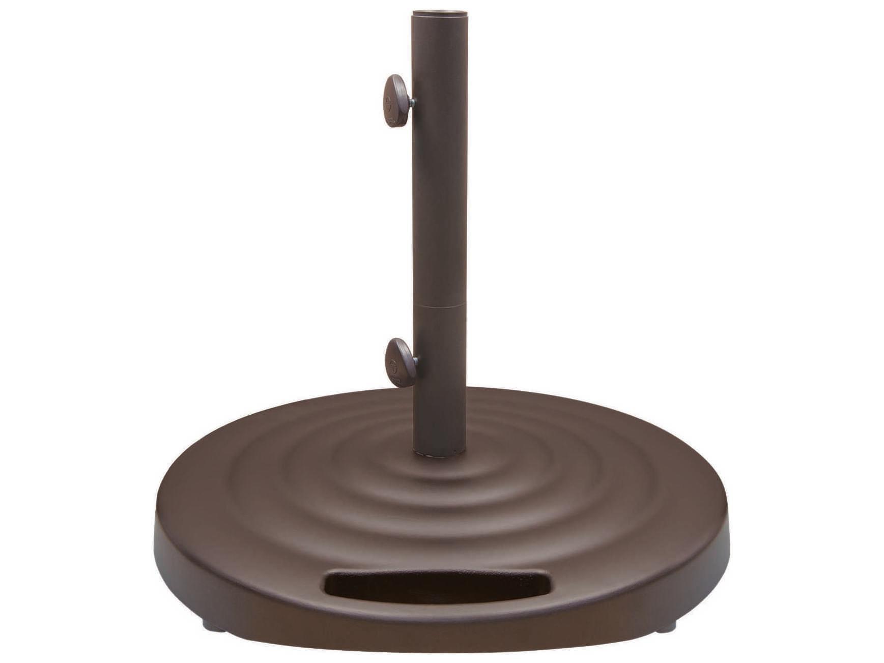 Treasure Garden 100lb Monaco Round Aluminum Base With Wheels And Handle