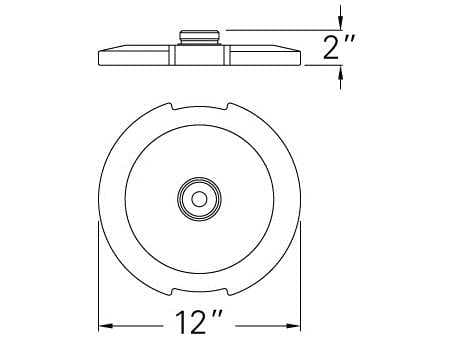 Treasure Garden Cast Iron Aluminum Umbrella 30 lb. Add-On Weight to 50 lb. or 80 lb. Umbrella Bases.