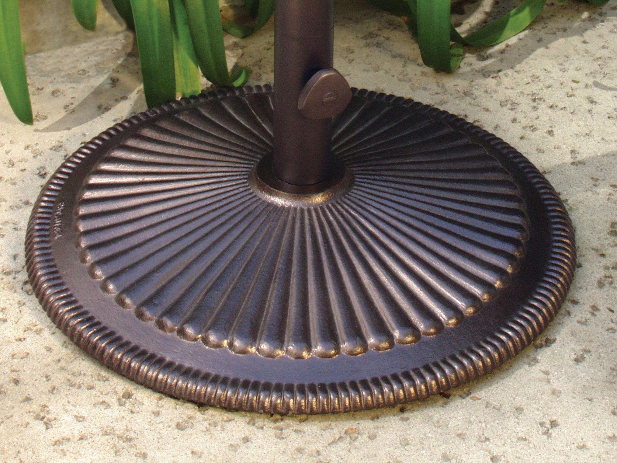 Treasure Garden 50 Pound Cast Iron Umbrella Base