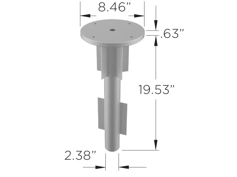 Treasure Garden In-Ground Mount Kit