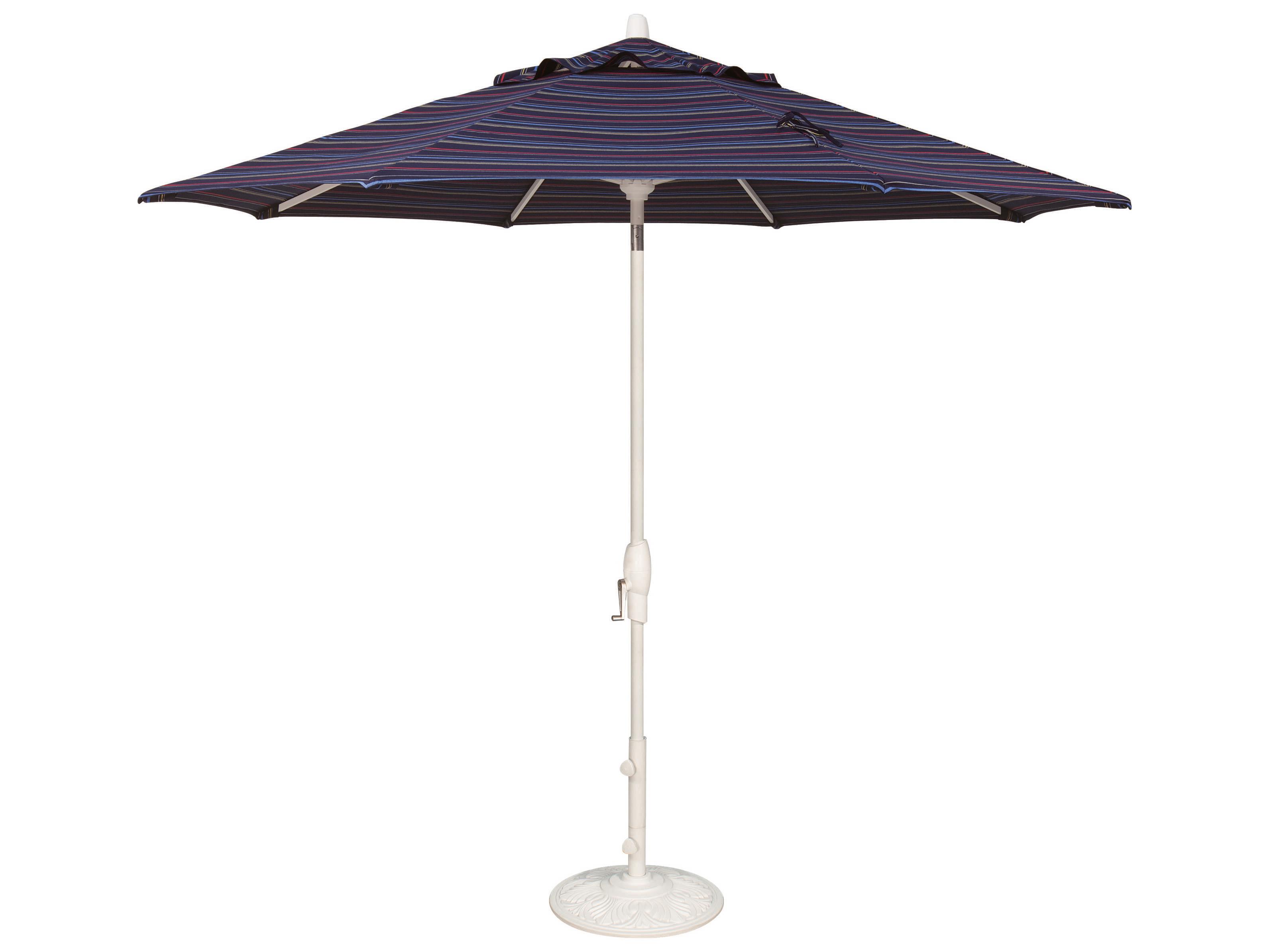 Treasure Garden Quick Ship Market Aluminum 9 Foot Octagon Auto Tilt Crank Lift Patio Umbrella
