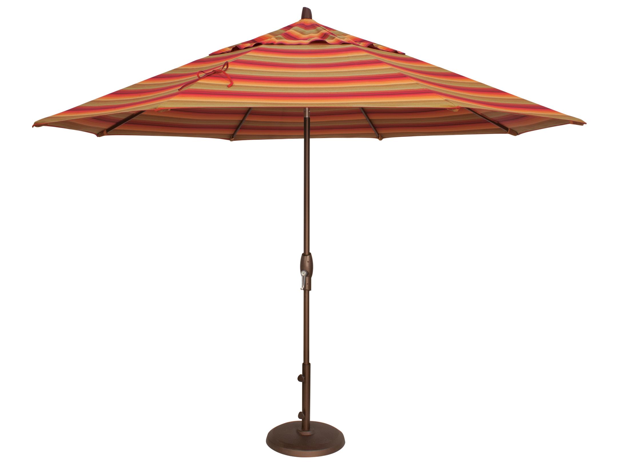 Treasure Garden Special Order Sunbrella Market Aluminum 11 Foot Octagon Auto Tilt Crank Lift Outdoor Patio Umbrella