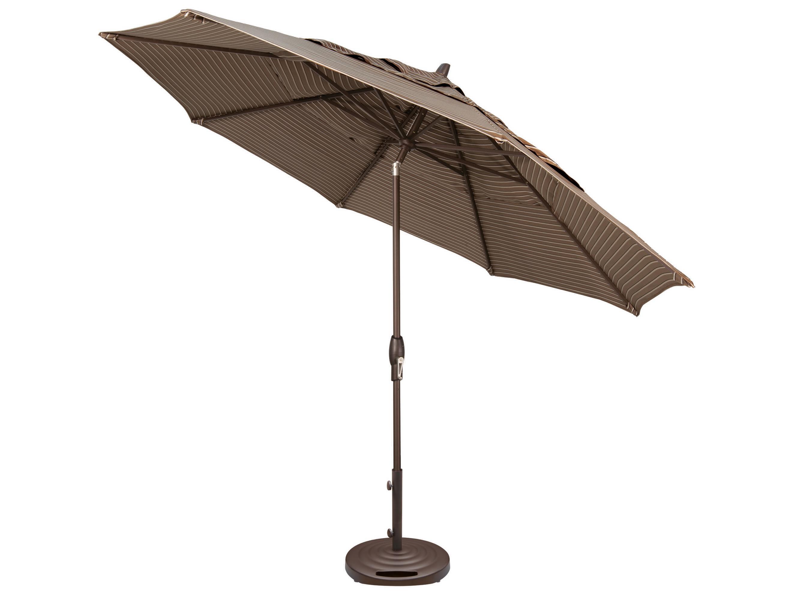 Treasure Garden Quick Ship Market Aluminum 11 Foot Octagon Auto Tilt Crank Lift Patio Umbrella