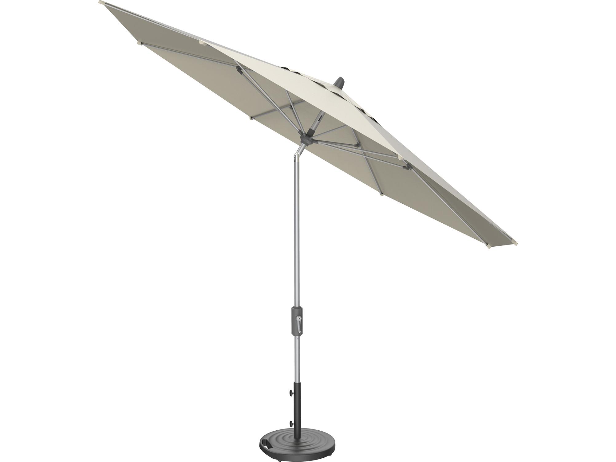 Treasure Garden Special Order Sunbrella Flex Market Aluminum Flex 11' Octagon Crank Lift Umbrella
