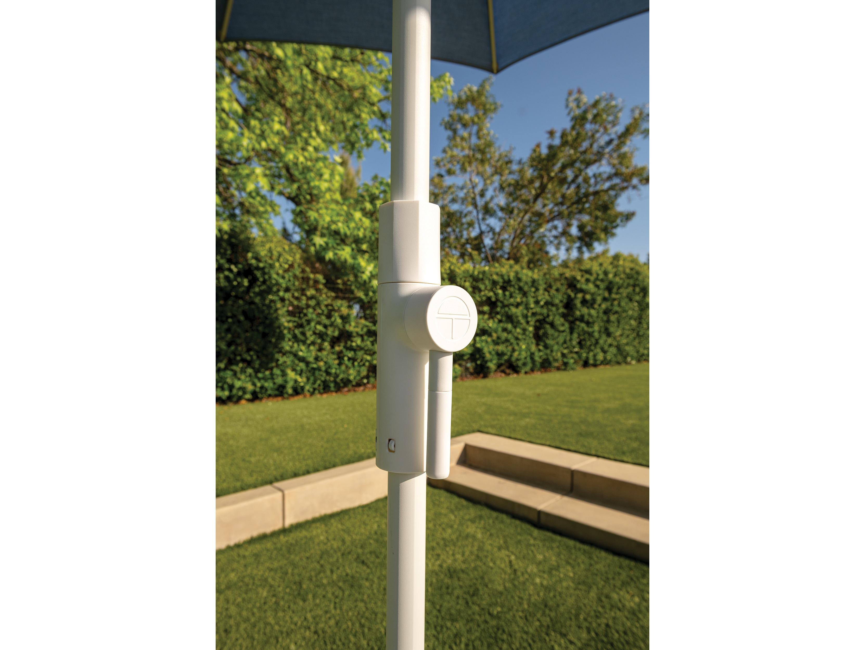 Treasure Garden Twist 9 Foot Crank Lift Collar Tilt Outdoor Patio Market Umbrella