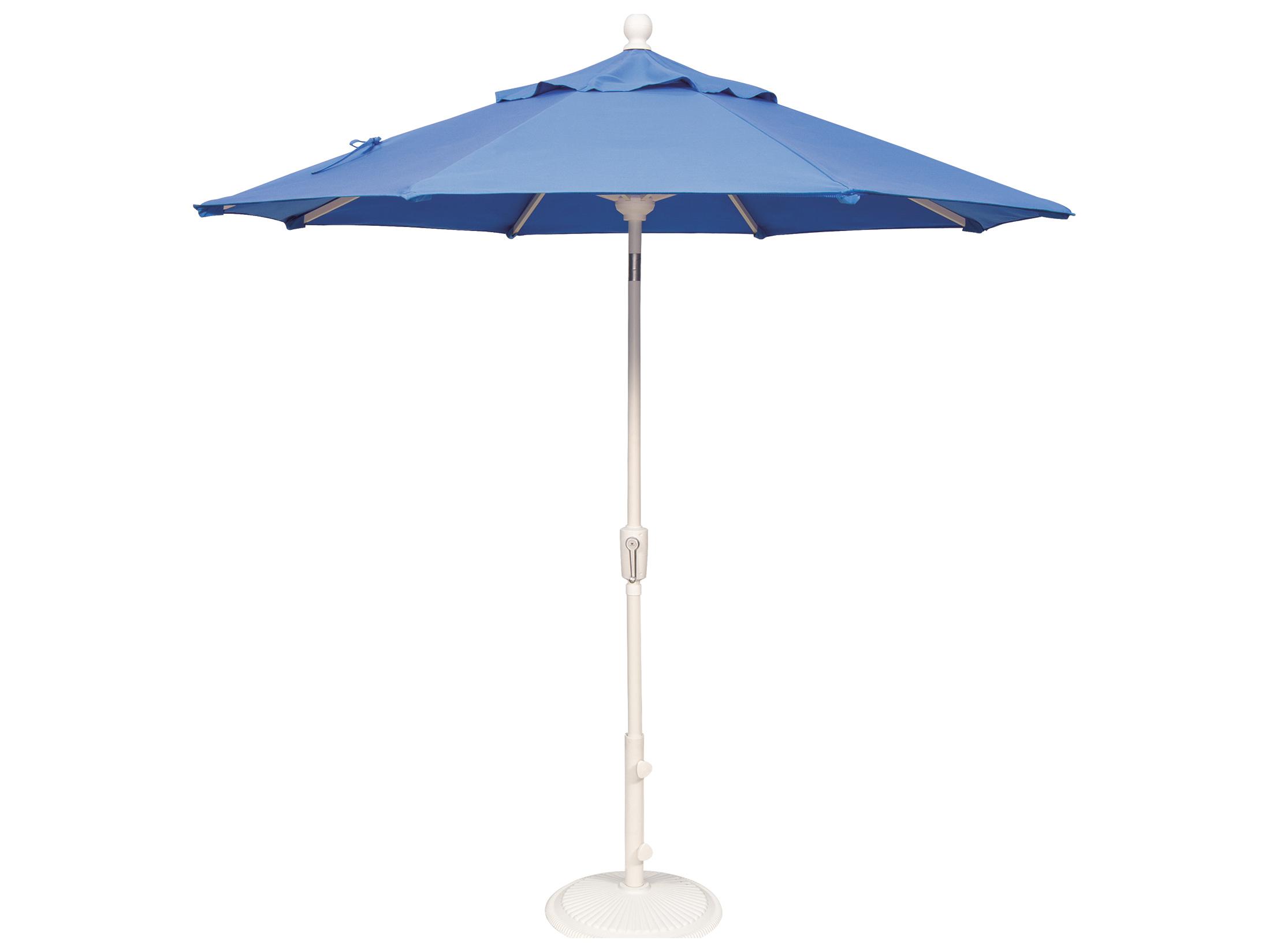 Treasure Garden Special Order Sunbrella Market Aluminum 7.5 Foot Octagon Push Button Tilt Crank Lift Patio Umbrella