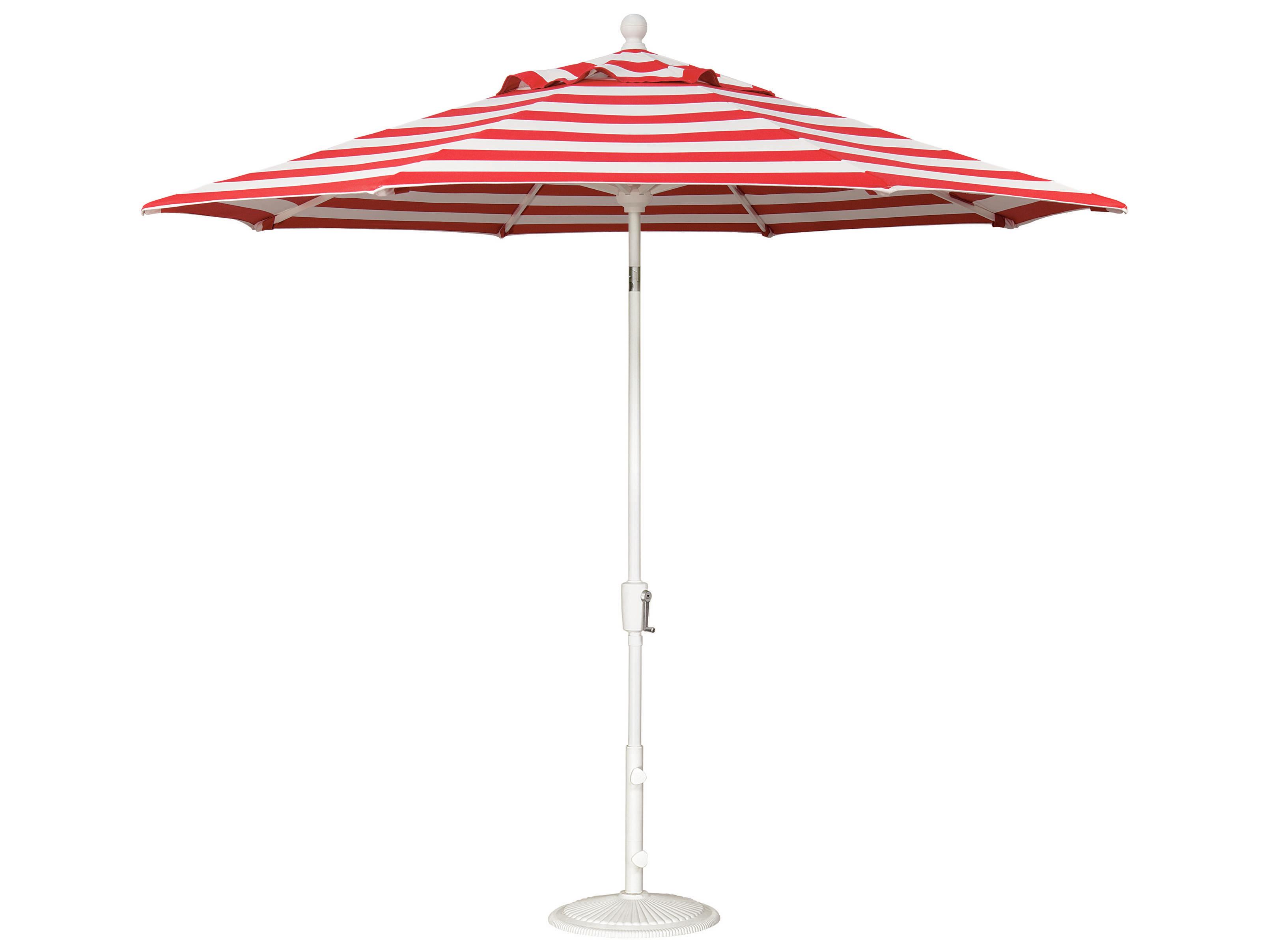 Treasure Garden Quick Ship Market Aluminum 9 Foot Crank Lift Push Button Tilt Outdoor Umbrella