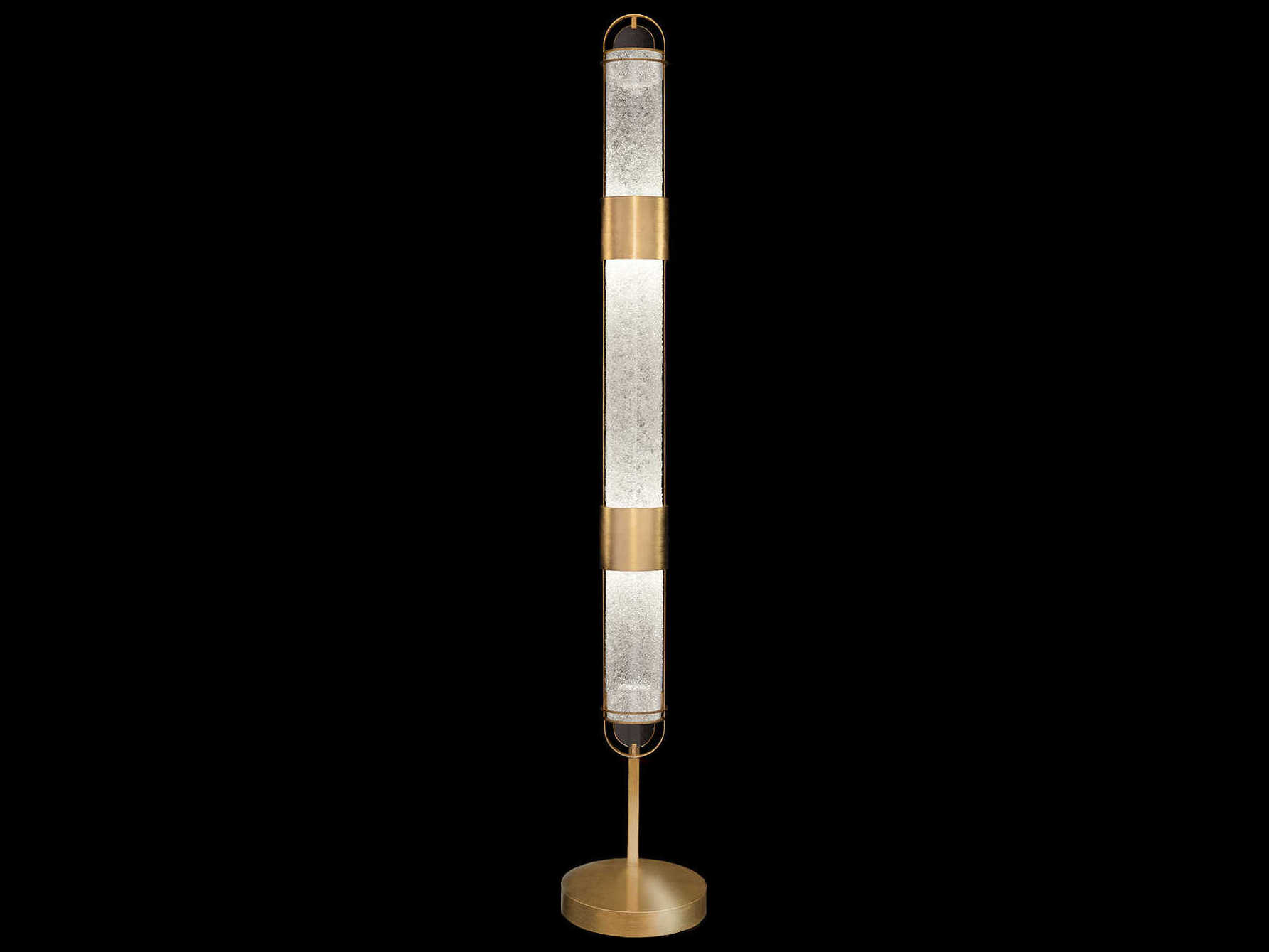 Fine Art Handcrafted Lighting Bond Gold Floor Lamp