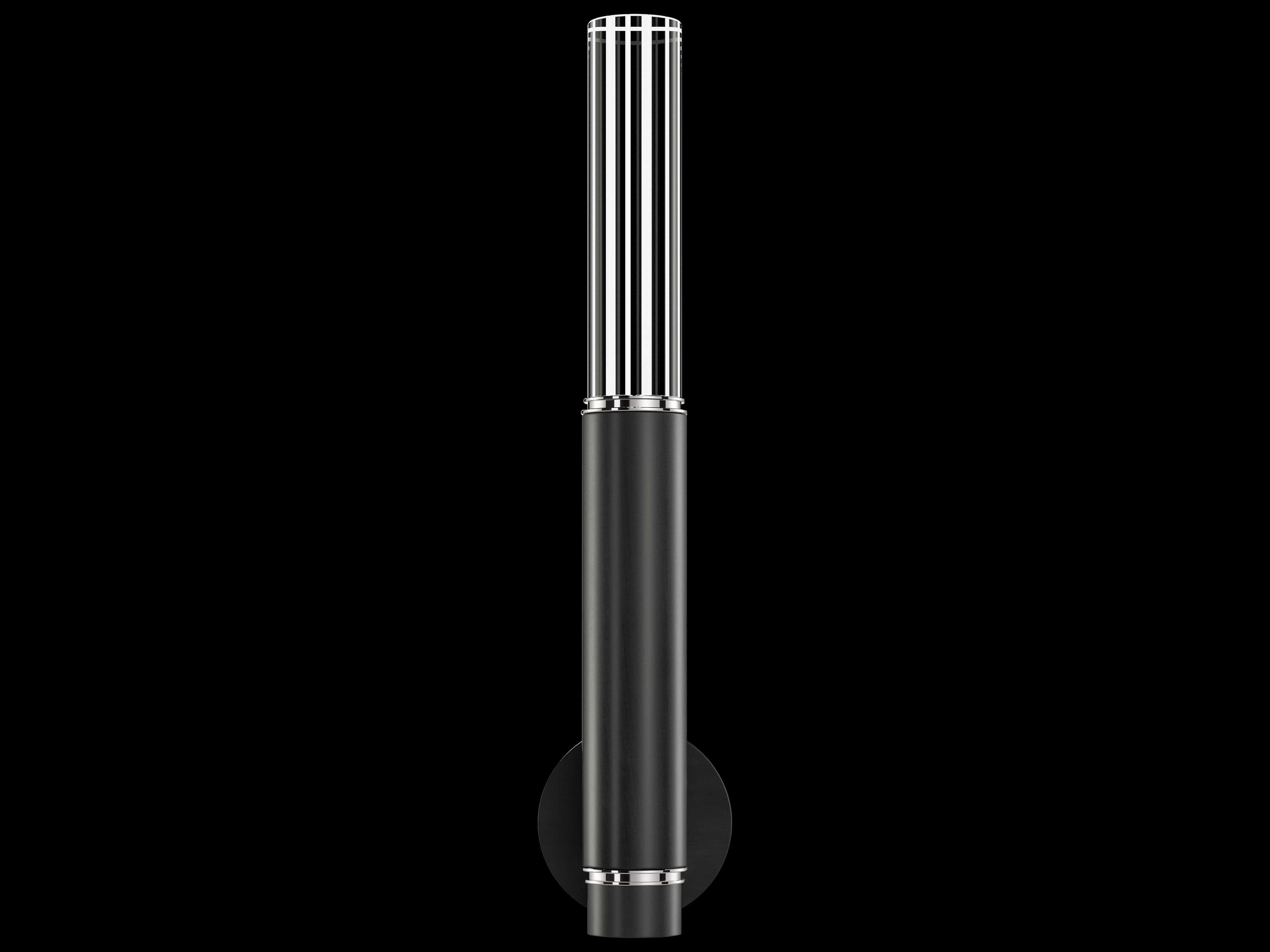 Fine Art Handcrafted Lighting Antonia 1-Light Black Wall Sconce