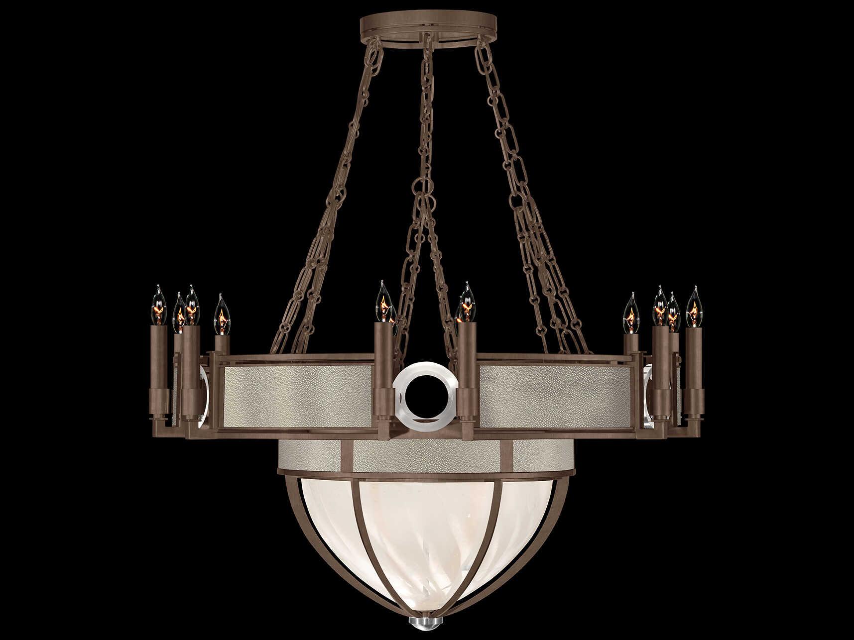 Fine Art Handcrafted Lighting Mirage 15-Light Bronze Traditional Candelabra Chandelier