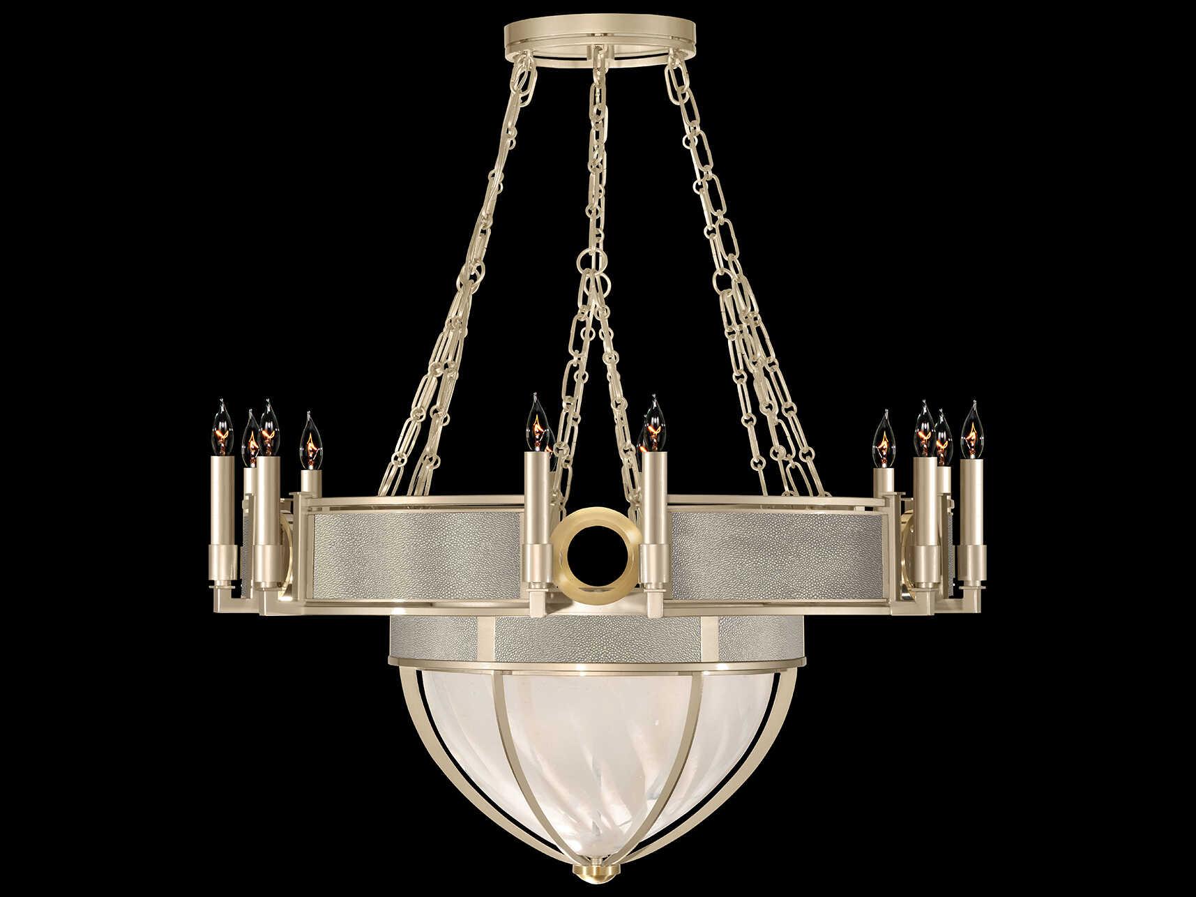 Fine Art Handcrafted Lighting Mirage 15-Light Champagne Gold Traditional Candelabra Chandelier