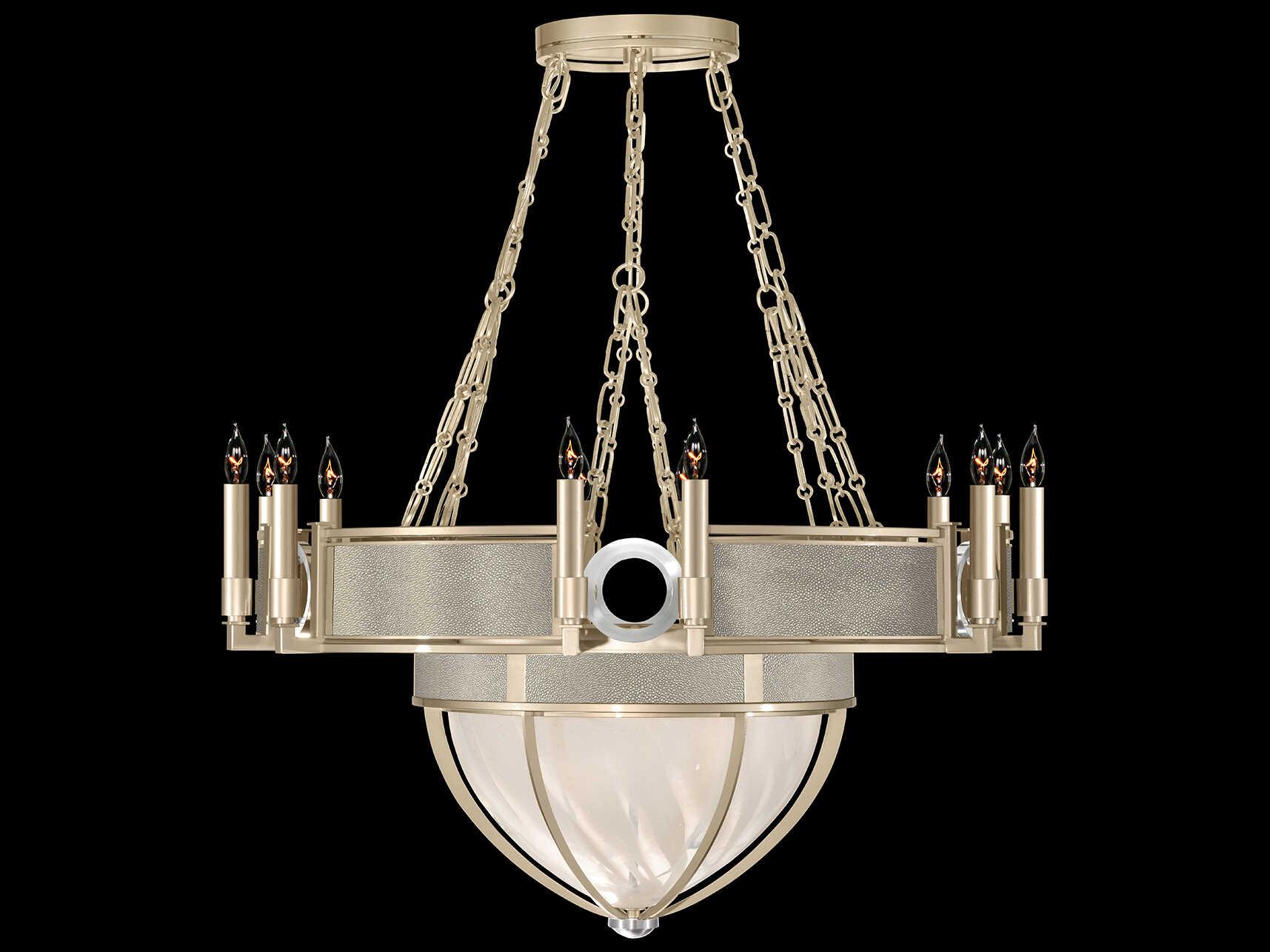 Fine Art Handcrafted Lighting Mirage 15-Light Champagne Gold Traditional Candelabra Chandelier