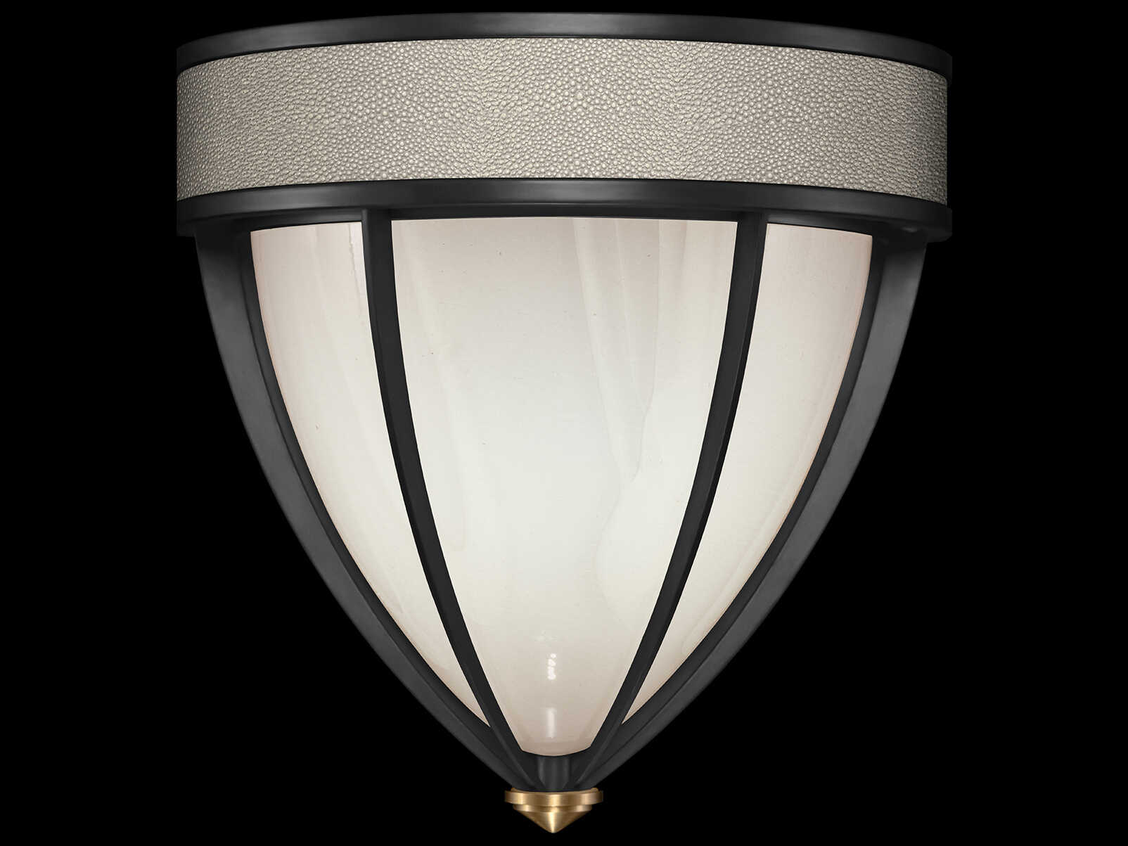 Fine Art Handcrafted Lighting Mirage 1-Light Black Iron Traditional Wall Sconce