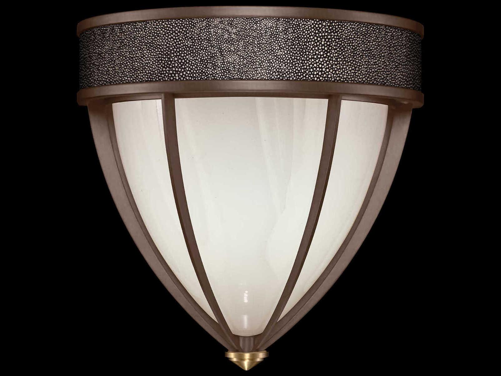 Fine Art Handcrafted Lighting Mirage 1-Light Bronze Traditional Wall Sconce