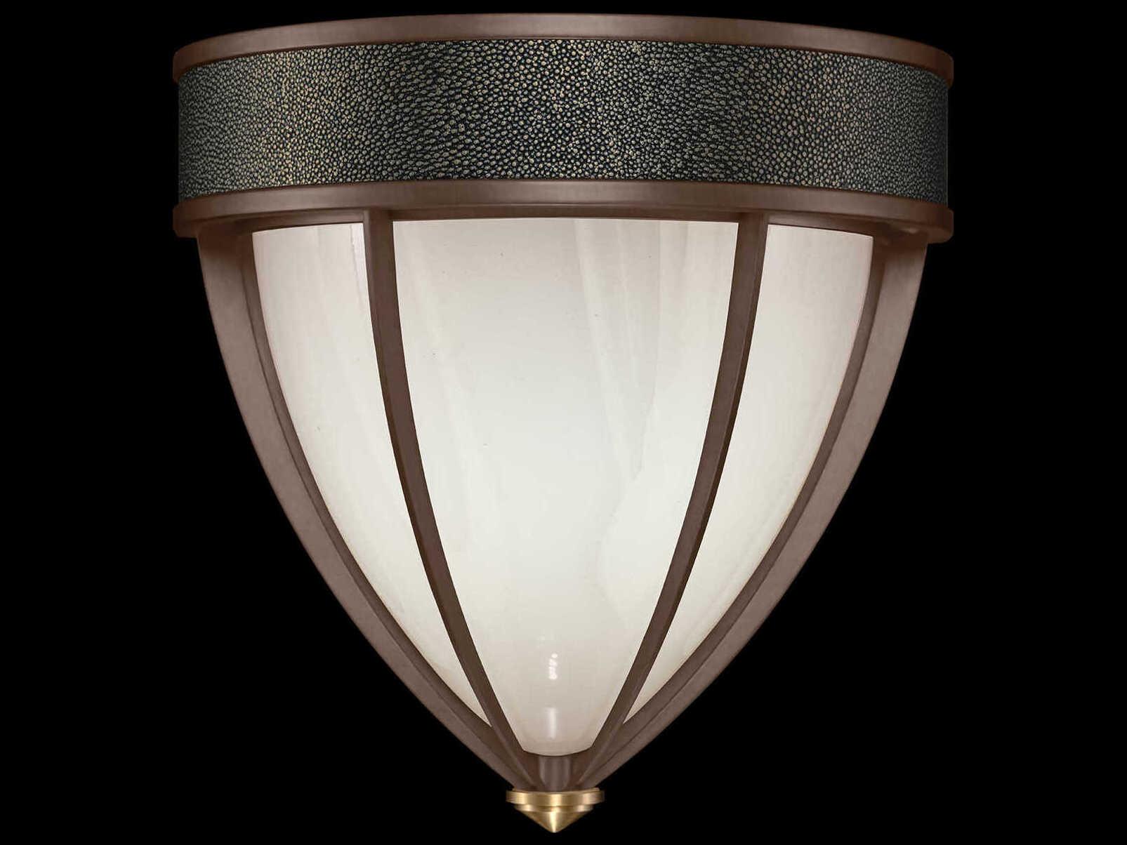 Fine Art Handcrafted Lighting Mirage 1-Light Bronze Traditional Wall Sconce