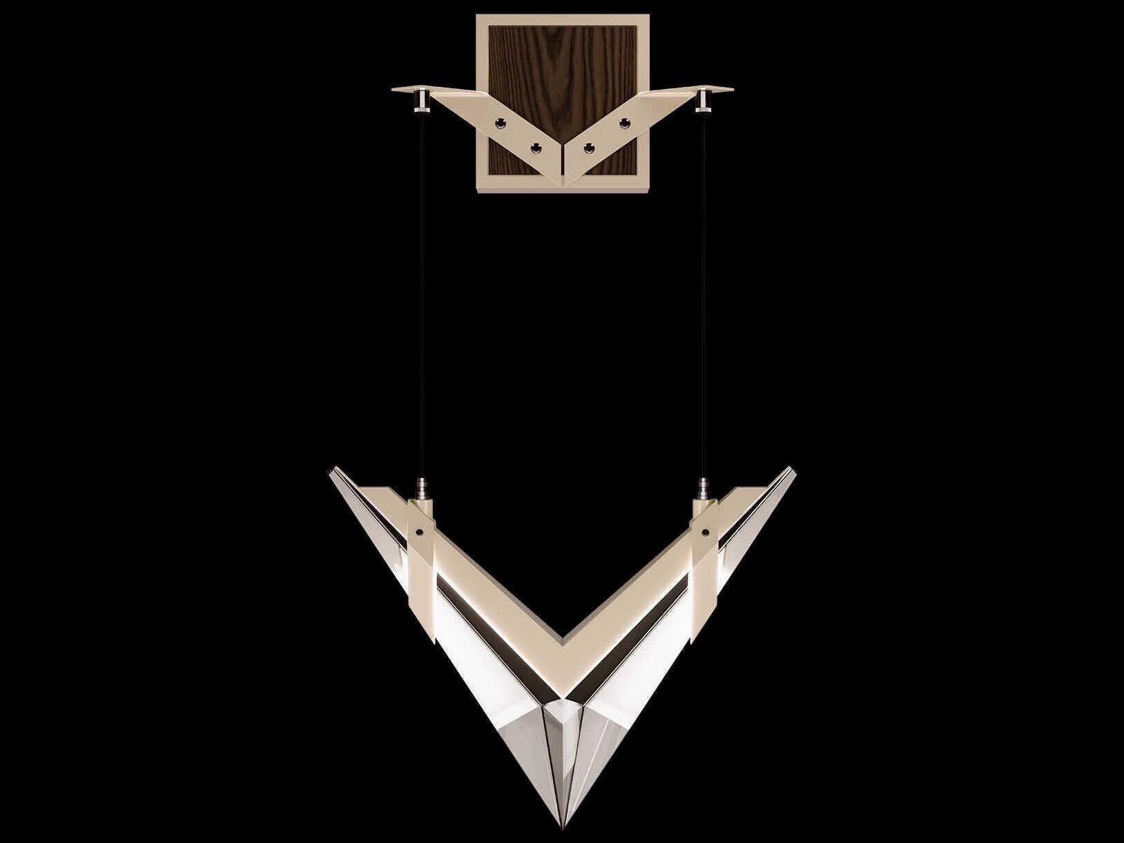 Fine Art Handcrafted Lighting Blade 2-Light Champagne Dark Walnut Gold Wall Sconce