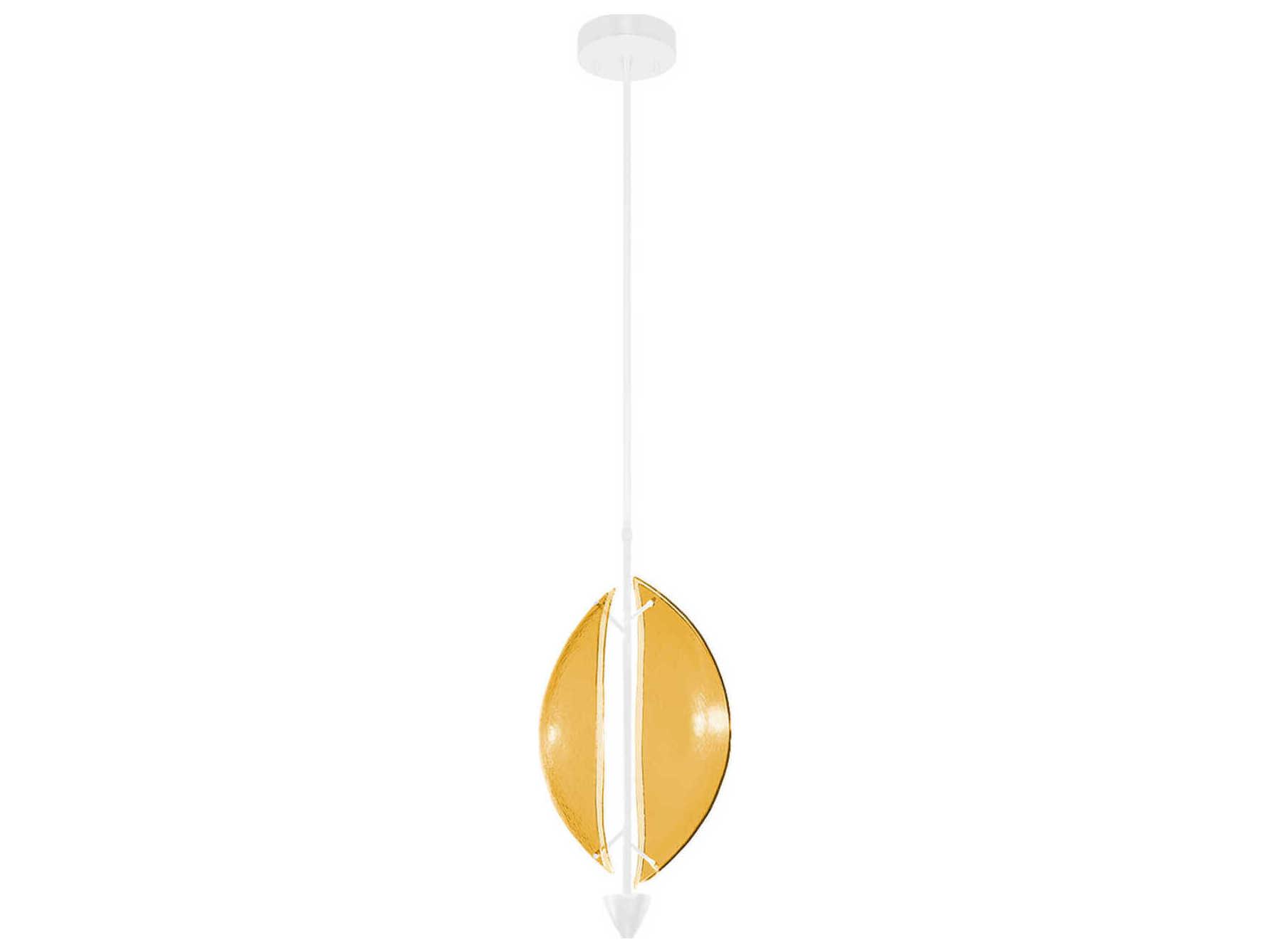 Fine Art Handcrafted Lighting Embark 1-Light White Lantern Mini Pendant