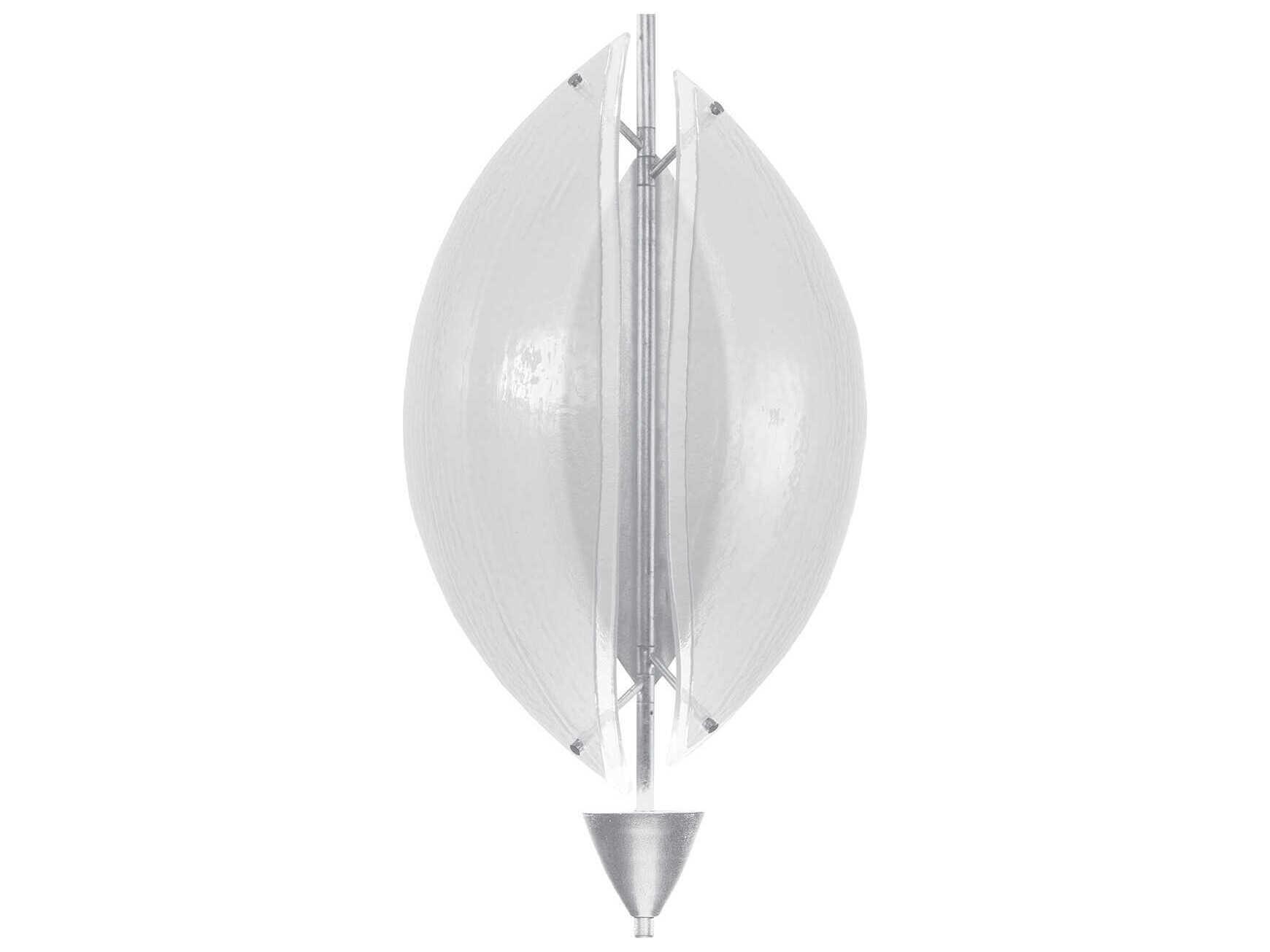 Fine Art Handcrafted Lighting Embark 1-Light Silver Wall Sconce