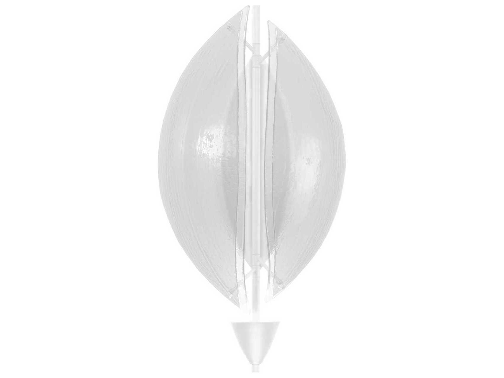 Fine Art Handcrafted Lighting Embark 1-Light White Wall Sconce