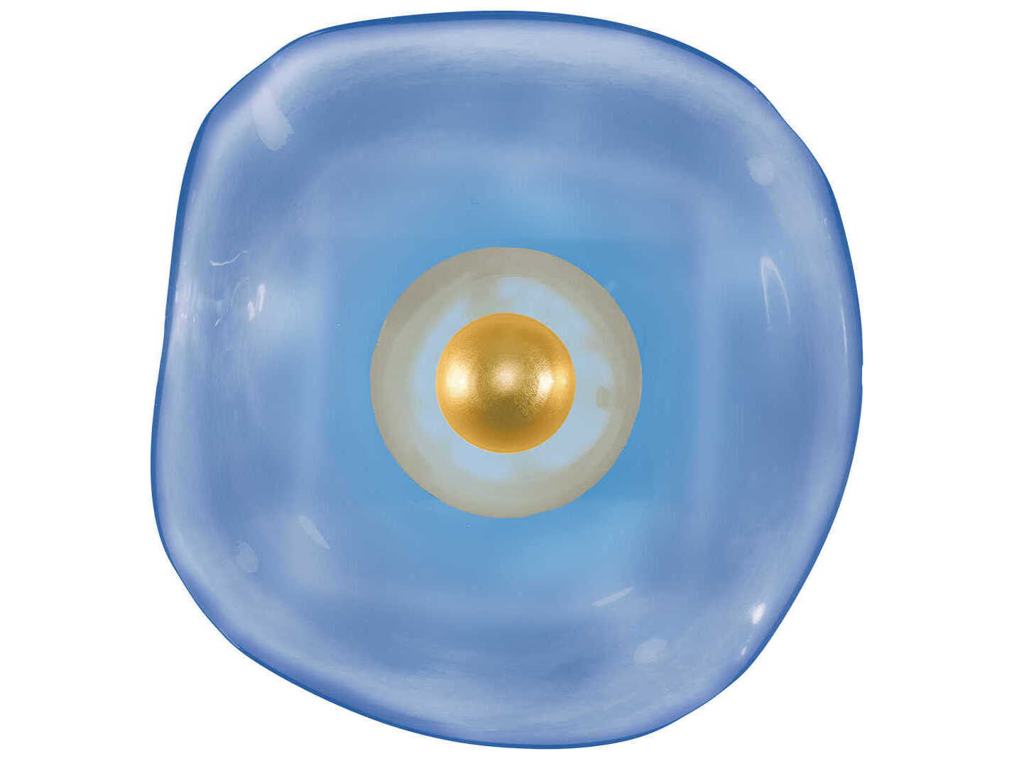 Fine Art Handcrafted Lighting Embark 1-Light Gold Wall Sconce