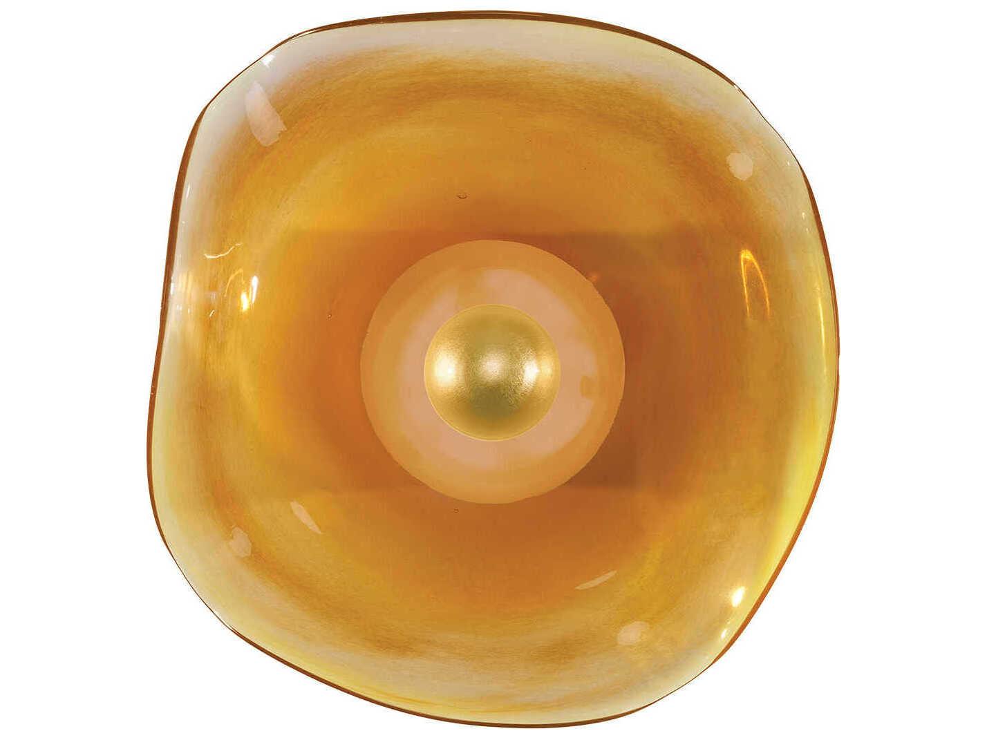 Fine Art Handcrafted Lighting Embark 1-Light Gold Wall Sconce