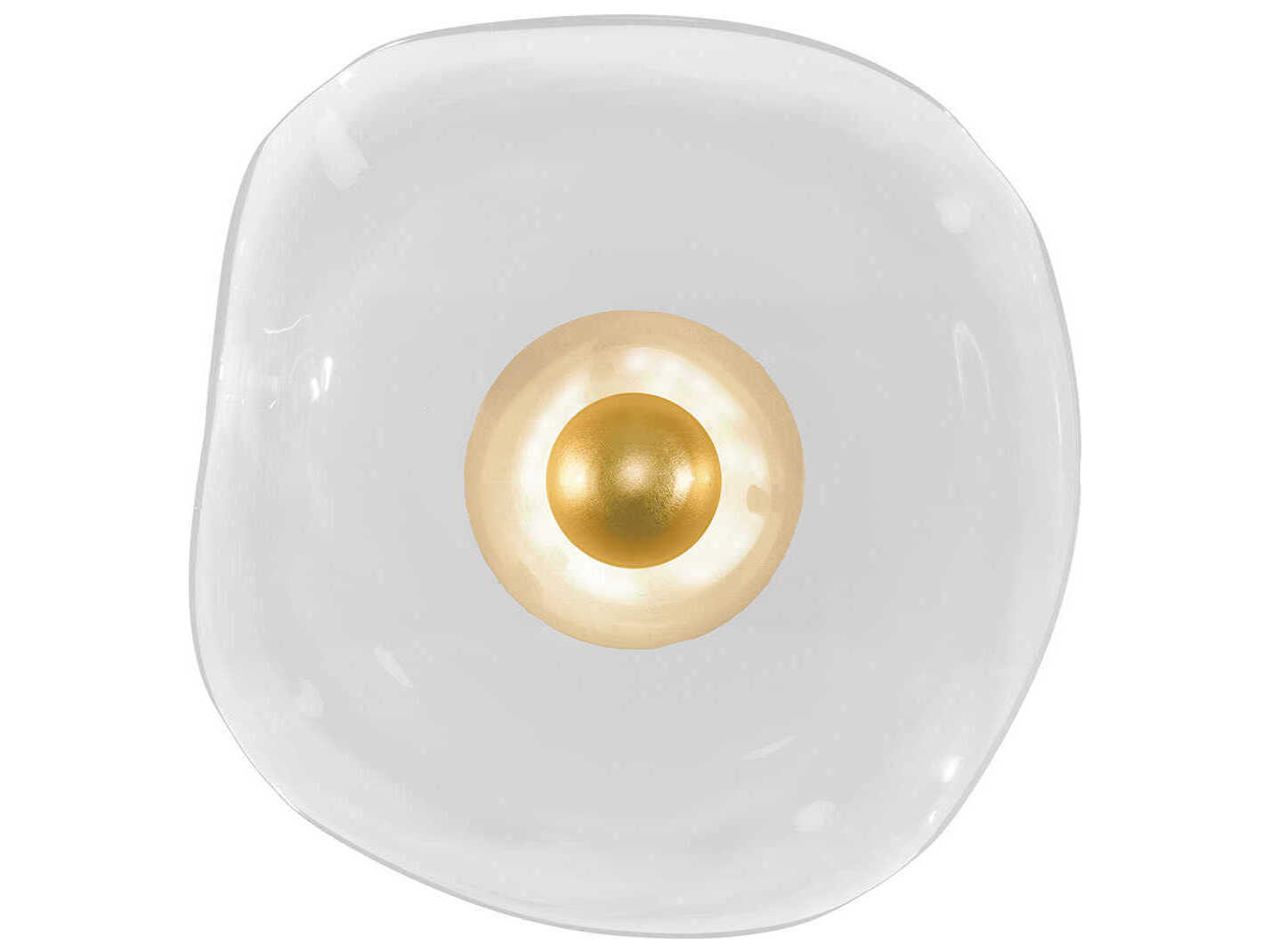 Fine Art Handcrafted Lighting Embark 1-Light Gold Wall Sconce