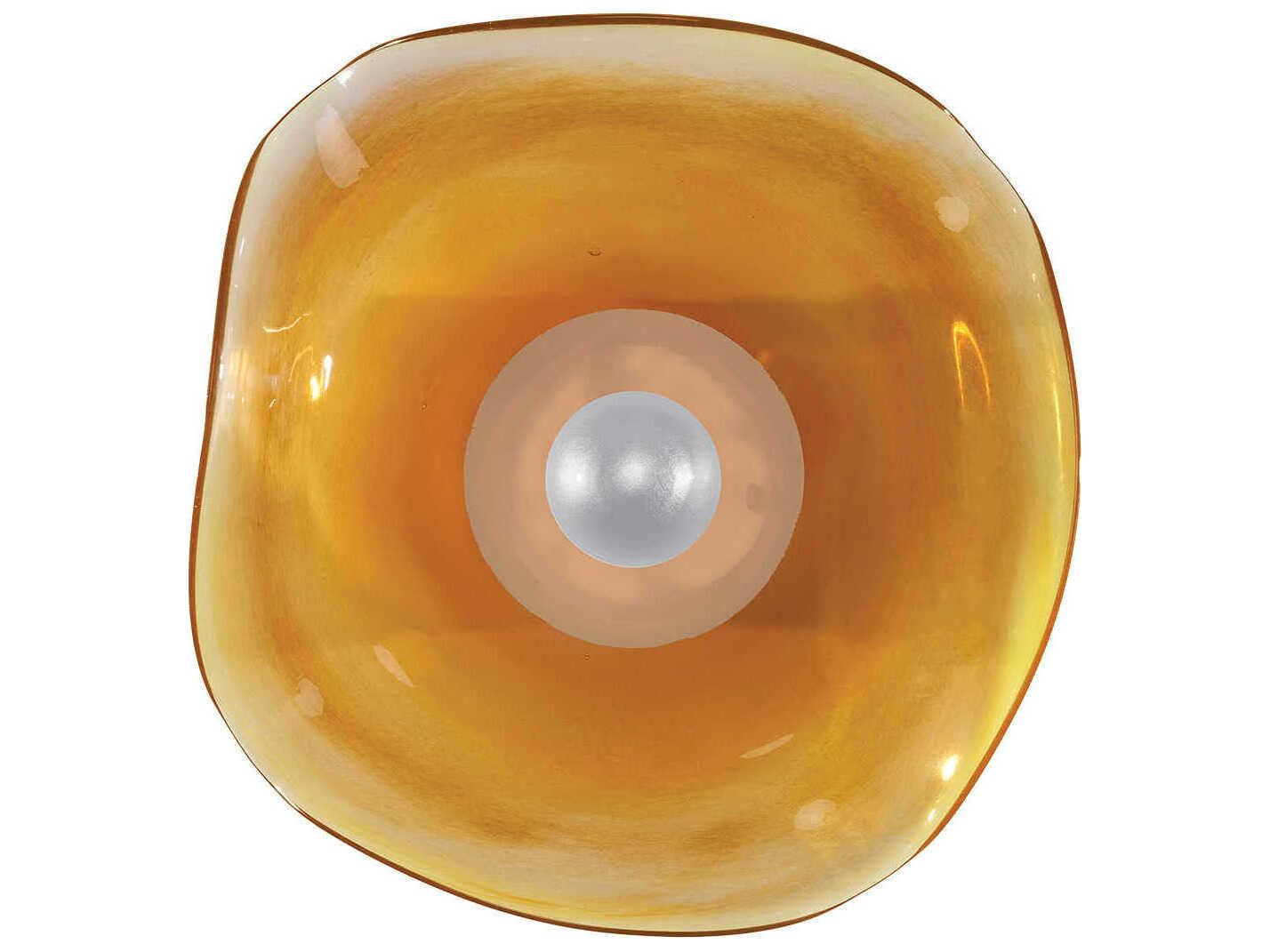 Fine Art Handcrafted Lighting Embark 1-Light Silver Gold Wall Sconce