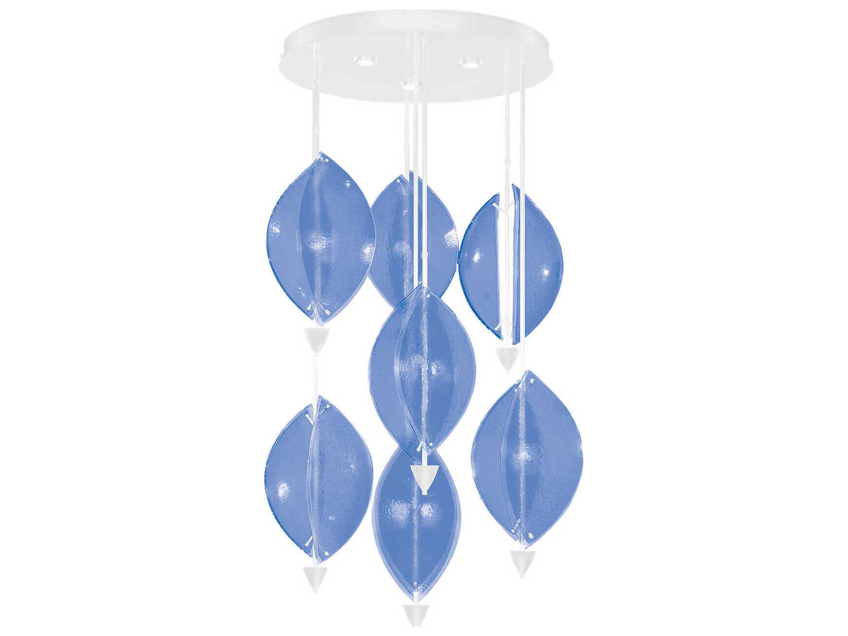 Fine Art Handcrafted Lighting Embark 10-Light White Pendant