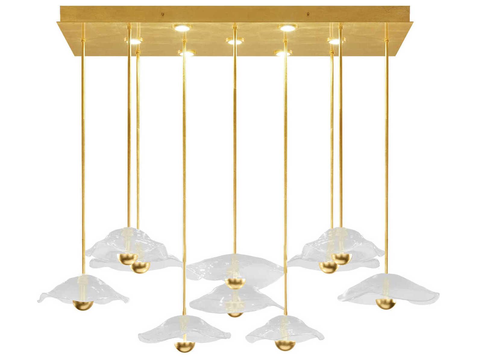 Fine Art Handcrafted Lighting Embark 17-Light Gold Island Pendant