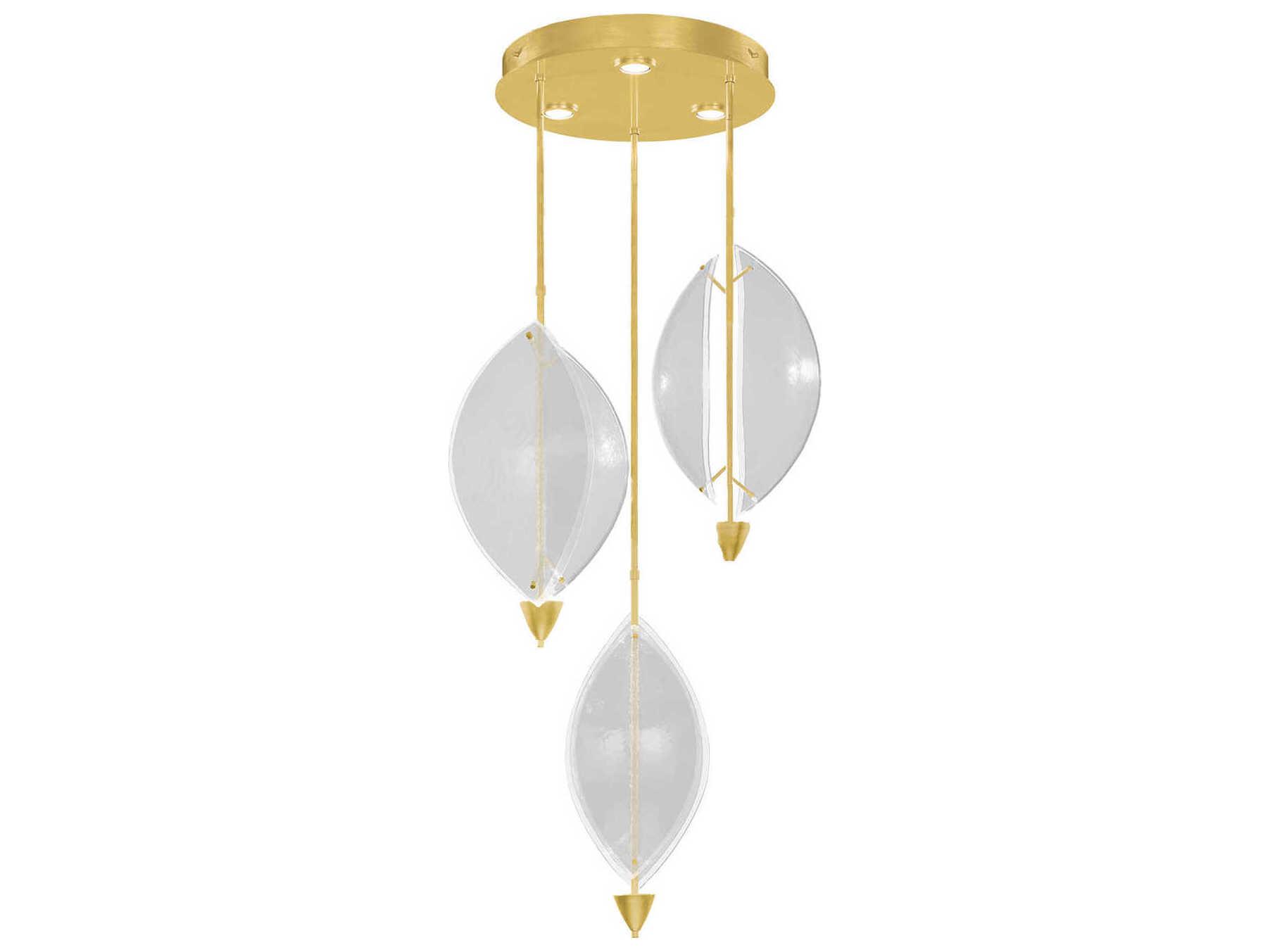 Fine Art Handcrafted Lighting Embark 6-Light Gold Pendant