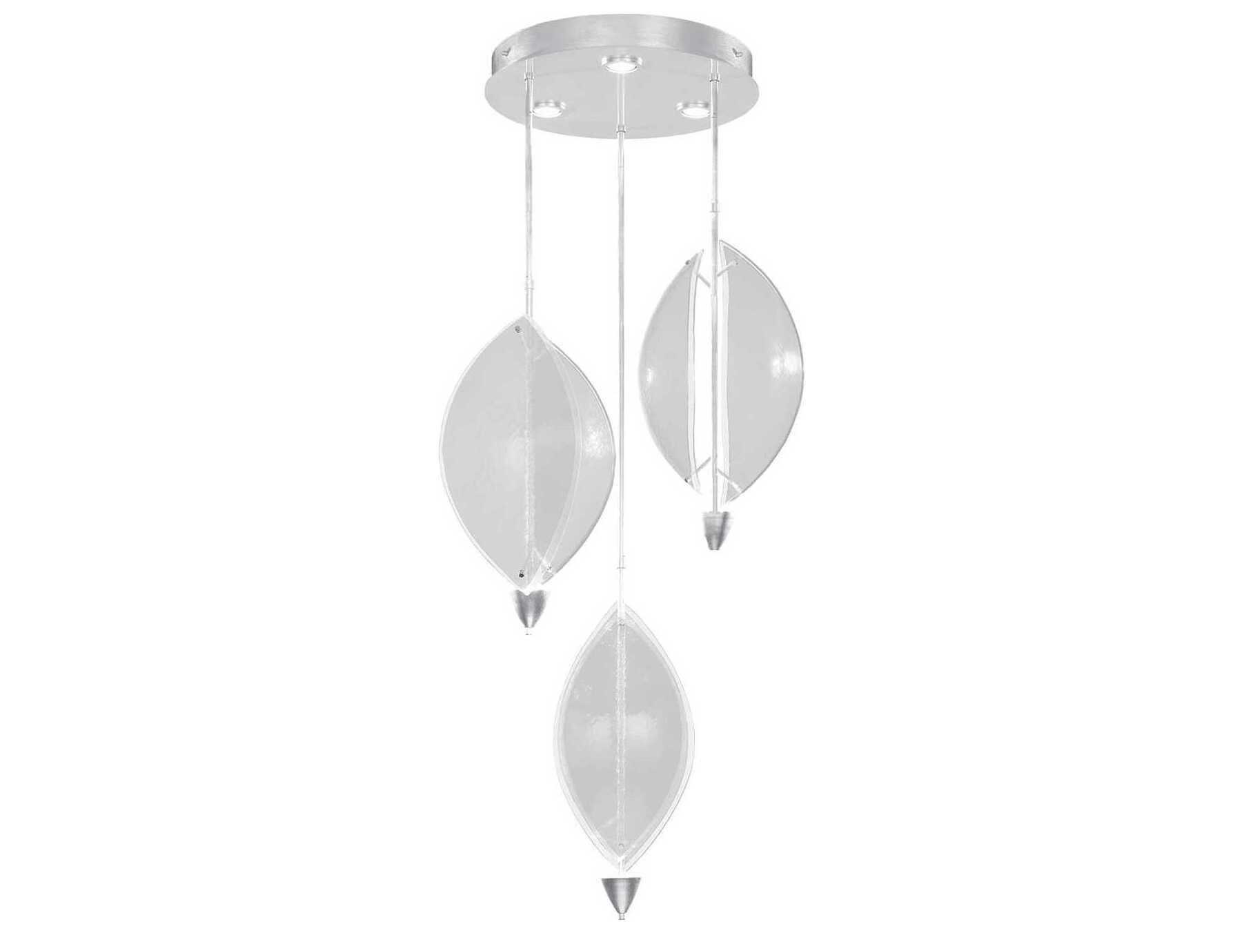 Fine Art Handcrafted Lighting Embark 6-Light Silver Pendant