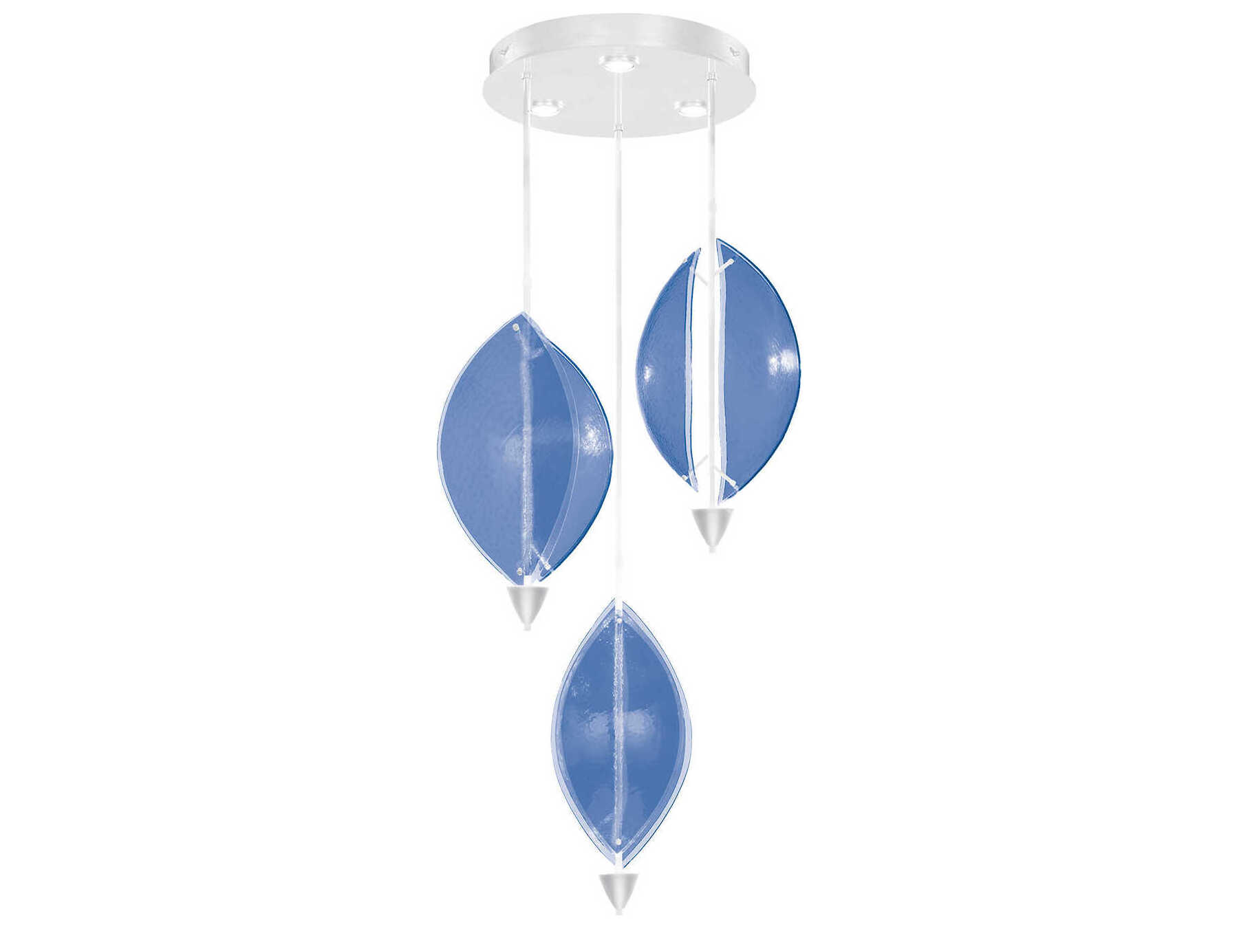 Fine Art Handcrafted Lighting Embark 6-Light White Pendant