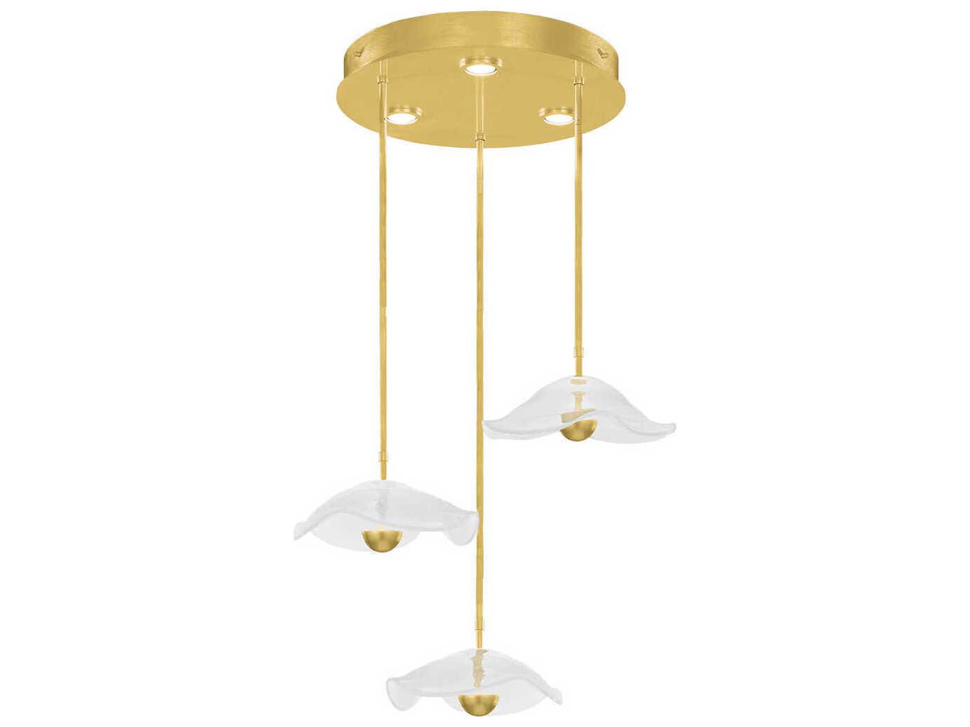 Fine Art Handcrafted Lighting Embark 6-Light Gold Pendant