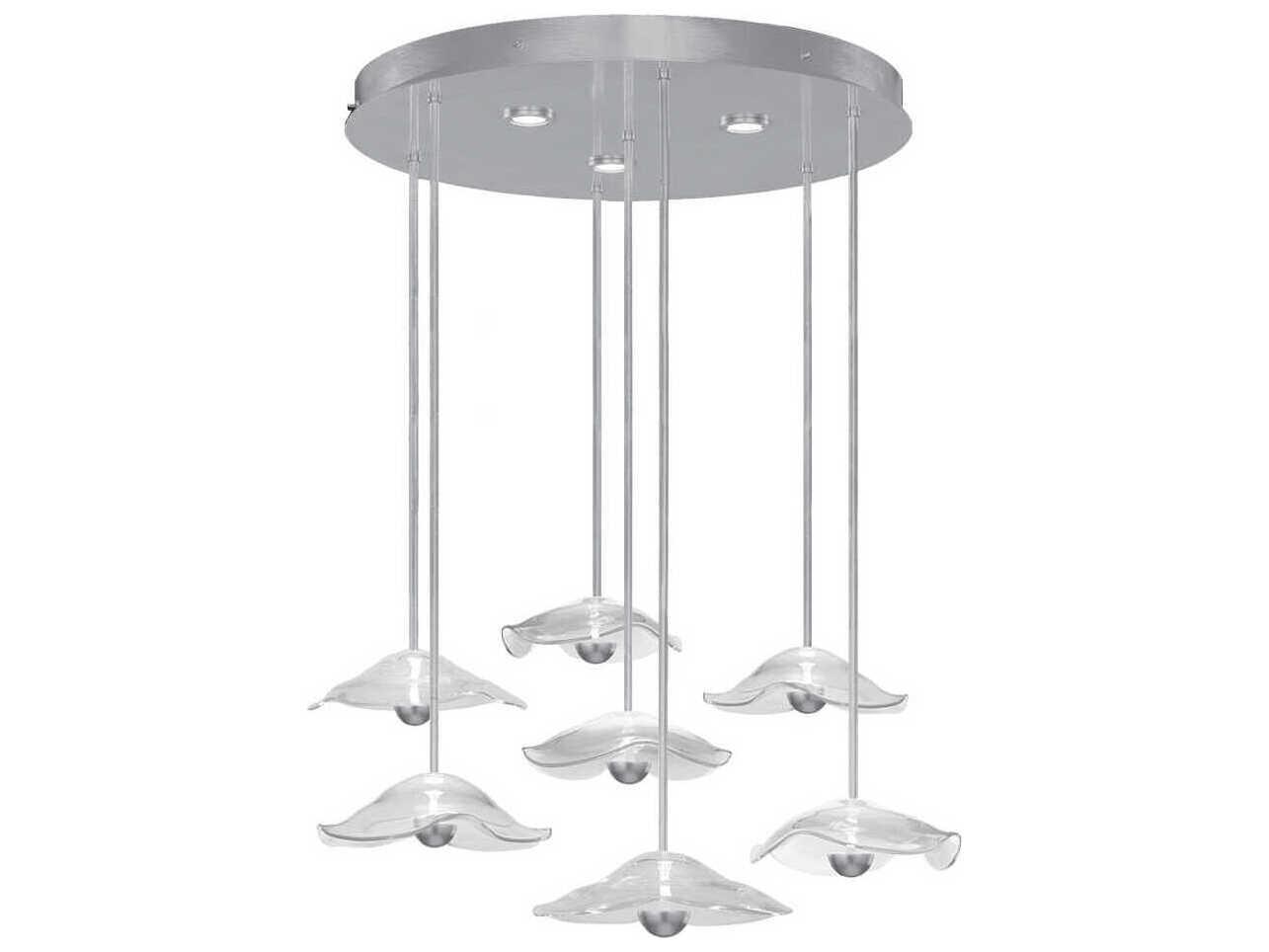 Fine Art Handcrafted Lighting Embark 10-Light Silver Tiered Pendant