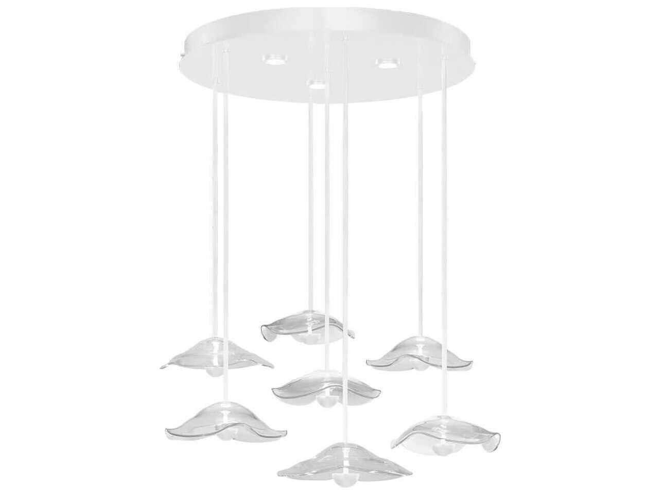 Fine Art Handcrafted Lighting Embark 10-Light White Pendant