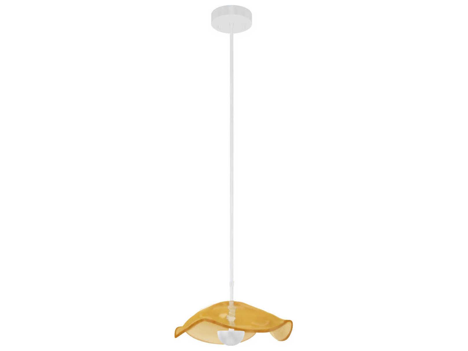 Fine Art Handcrafted Lighting Embark 1-Light White Mini Pendant