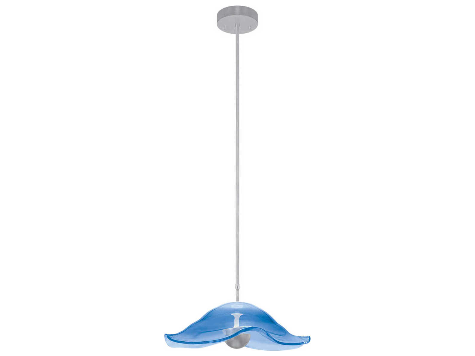 Fine Art Handcrafted Lighting Embark 1-Light Silver Pendant